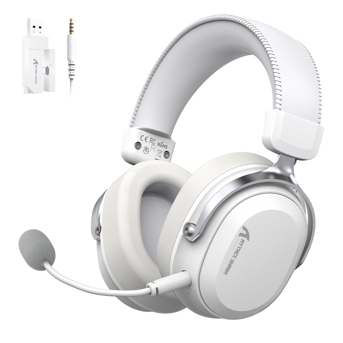The ATTACK SHARK L30 PRO is shown as a catalog option for streaming and team chat with a detachable microphone.