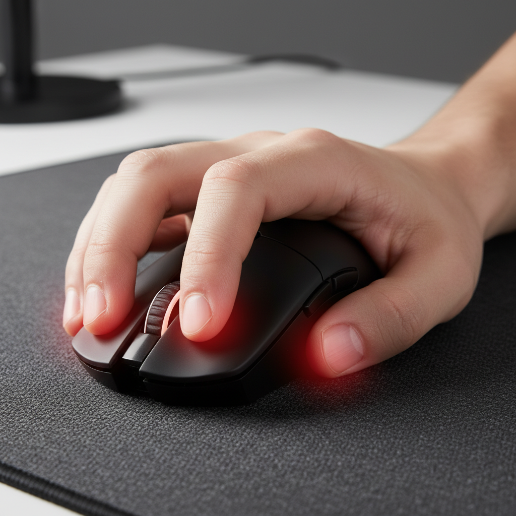 Downward Pressure: How Grip Style Affects Mousepad Friction