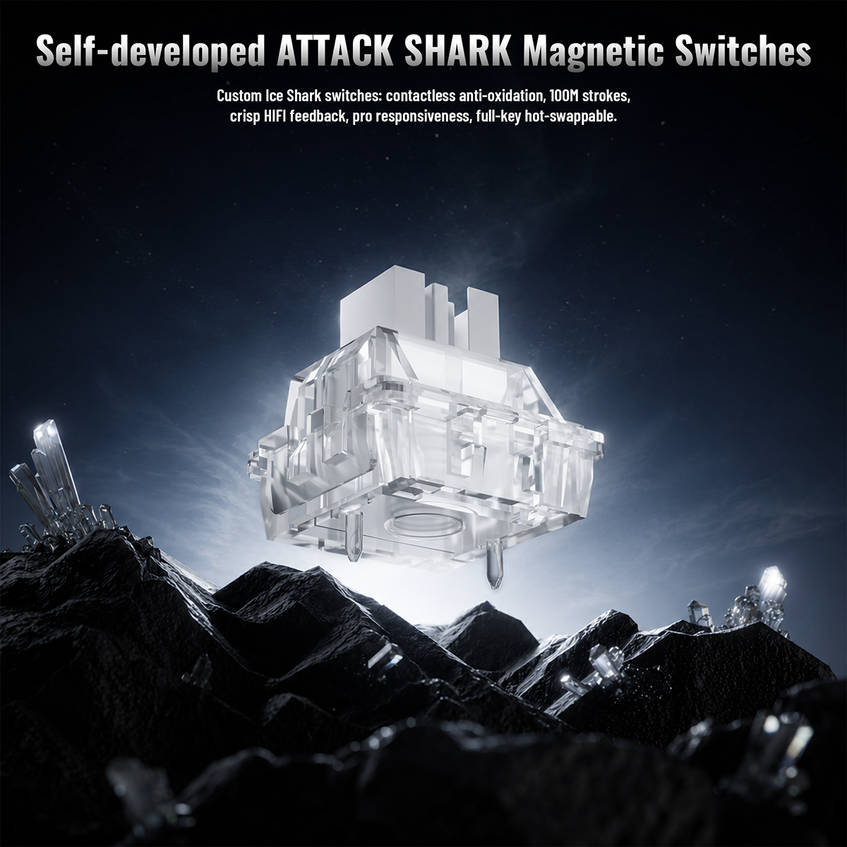 ATTACK SHARK R98 HE Carbonfaser-Kabelgebundene Tastatur mit schnellem Auslöser, magnetischem Schalter und C01 Ultra RGB Spiralkabel