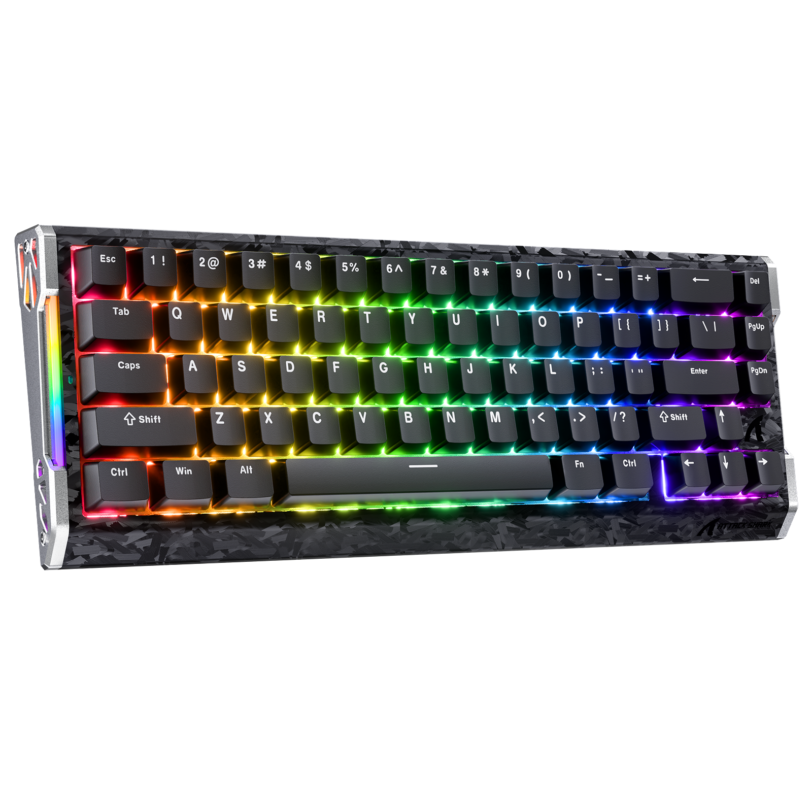 ATTACK SHARK R68 HE Kohlefaser Rapid Trigger Tastatur Magnetischer Schalter
