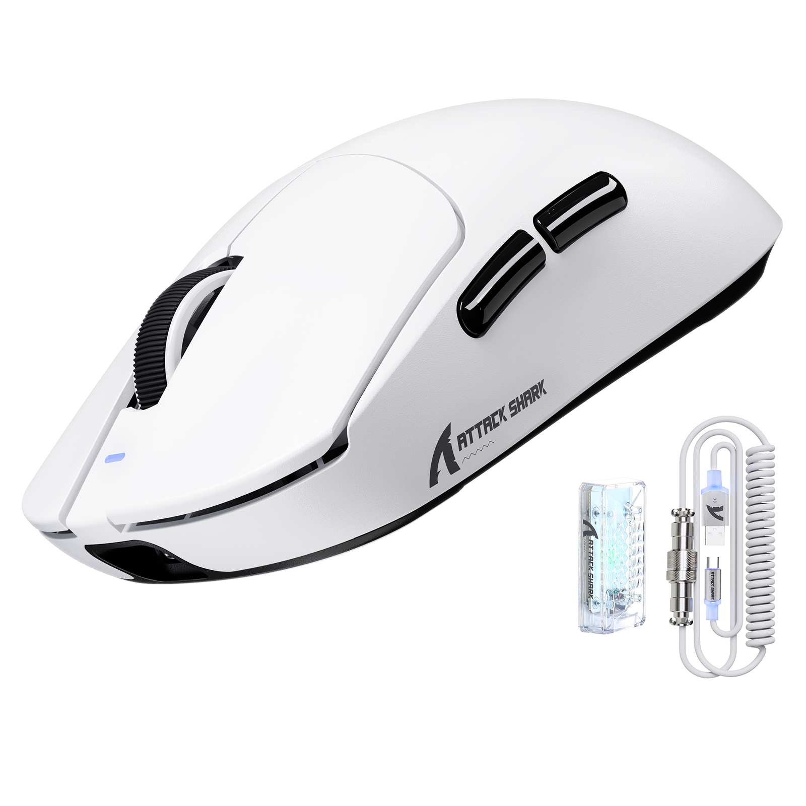 ATTACK SHARK X8 Ultra Tri-Mode Kabellose Gaming-Maus mit C06 Ultra-Kabel