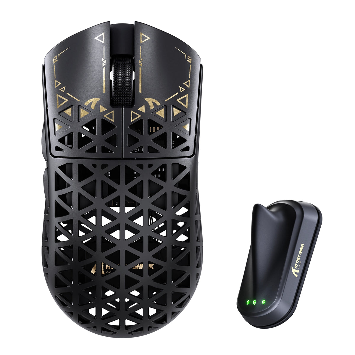 ATTACK SHARK R5 TURBO kabellose 8K-Gaming-Maus aus Carbonfaser