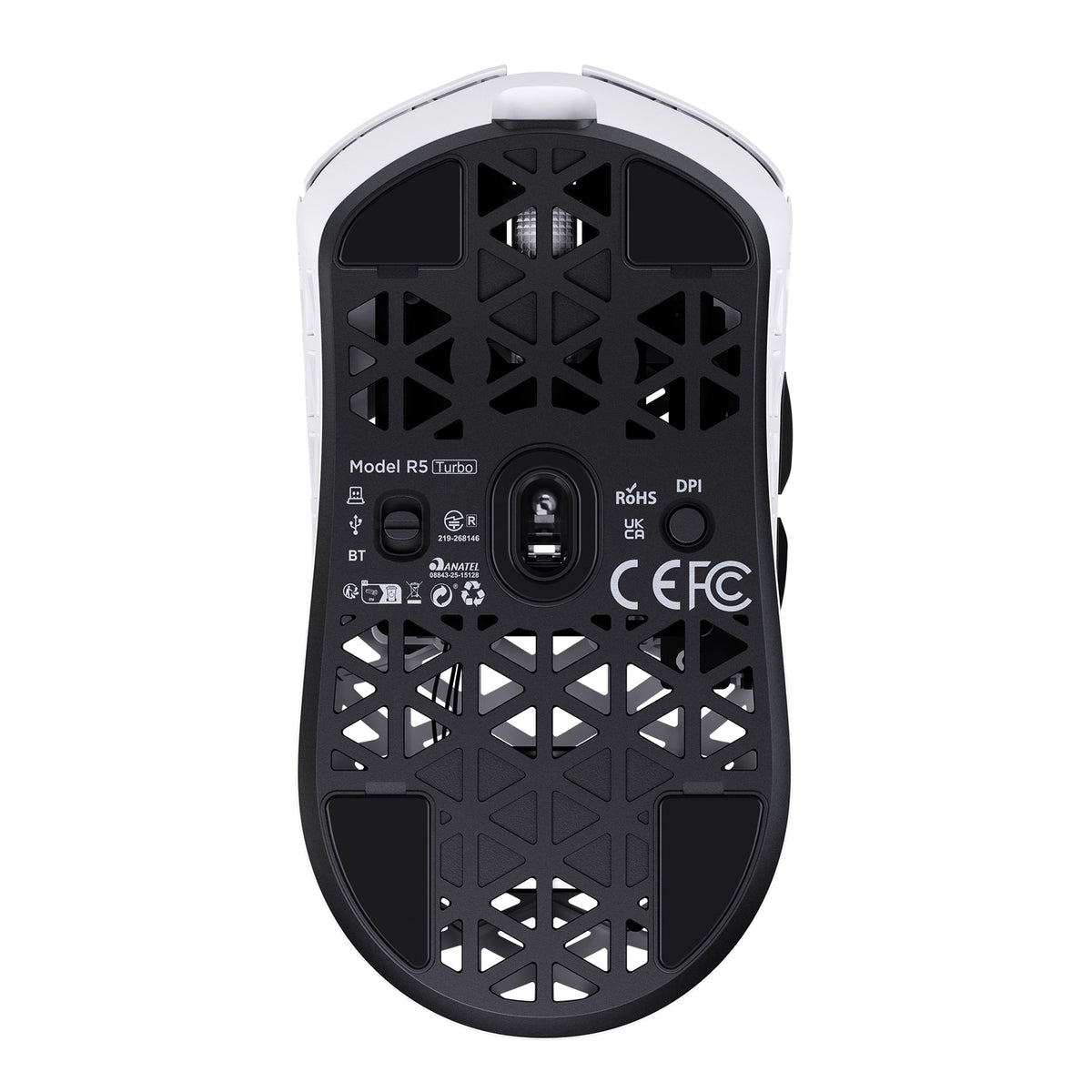 ATTACK SHARK R5 TURBO kabellose 8K-Gaming-Maus aus Carbonfaser