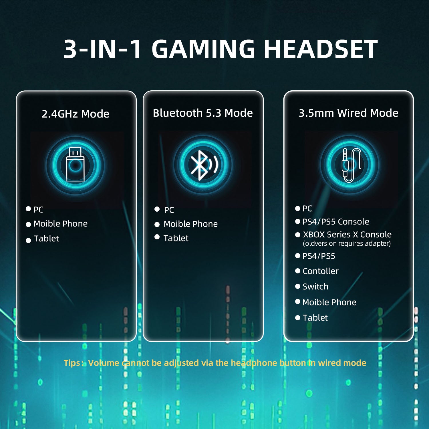 ATTACK SHARK L80PRO Kabelloses Gaming-Headset