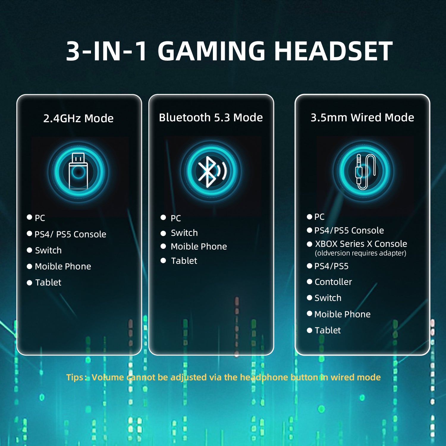 ATTACK SHARK L80PRO Kabelloses Gaming-Headset