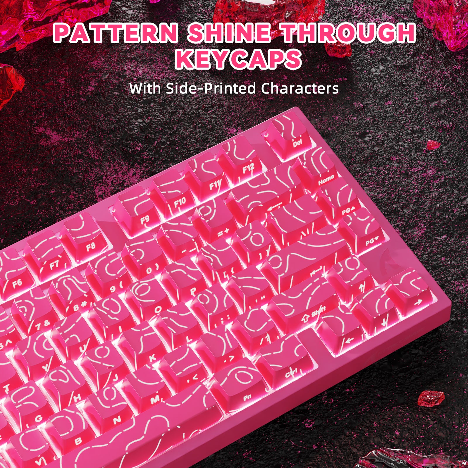 ATTACK SHARK R82 HE Rapid Trigger-Tastatur-Magnetschalter mit 0,005 MM RT