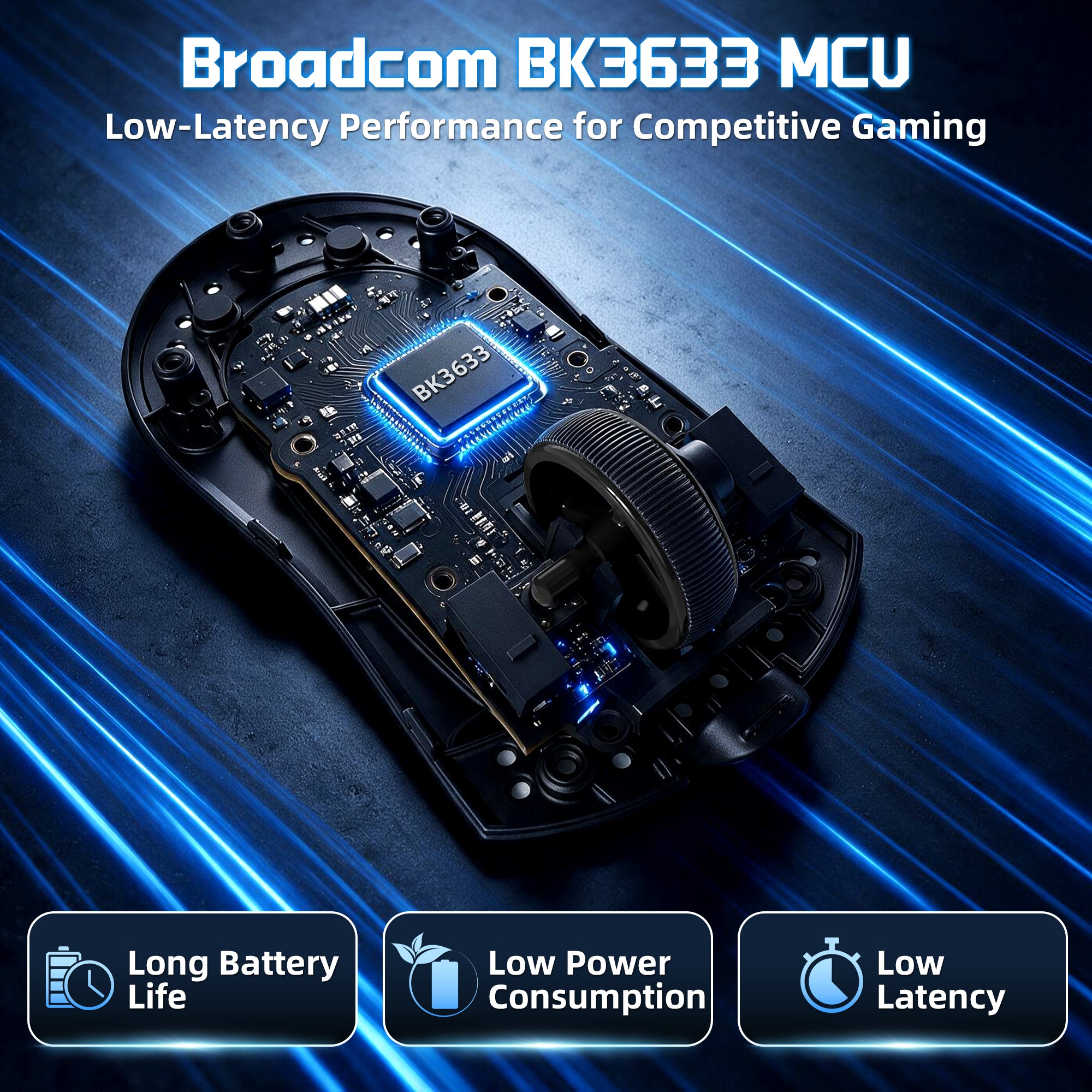 ATTACK SHARK X11 PRO V2 kabellose Gaming-Maus mit TFT-Display und Ladestation