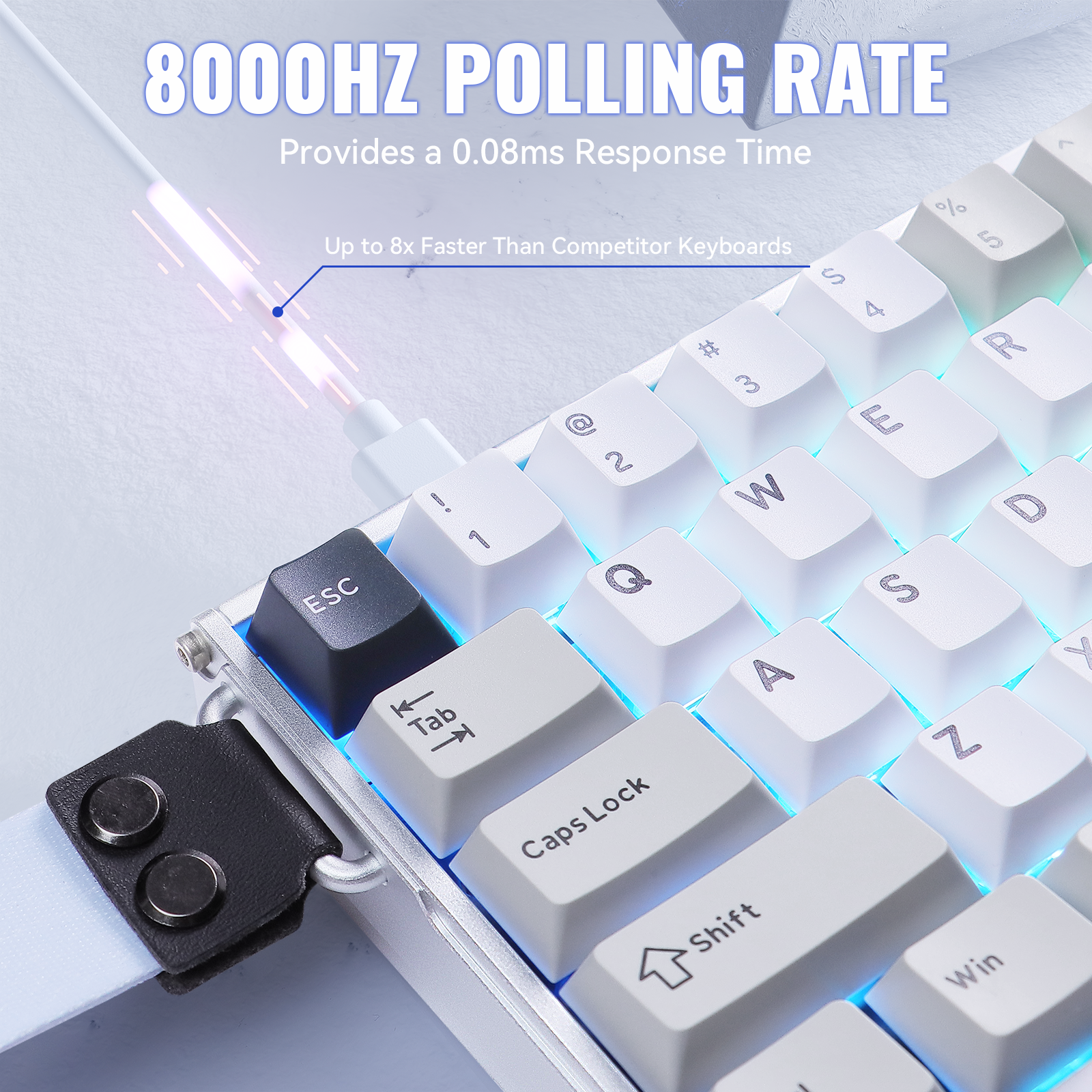 ATTACK SHARK X68MAX HE Rapid Trigger Aluminium-Tastatur mit Magnetischem Schalter