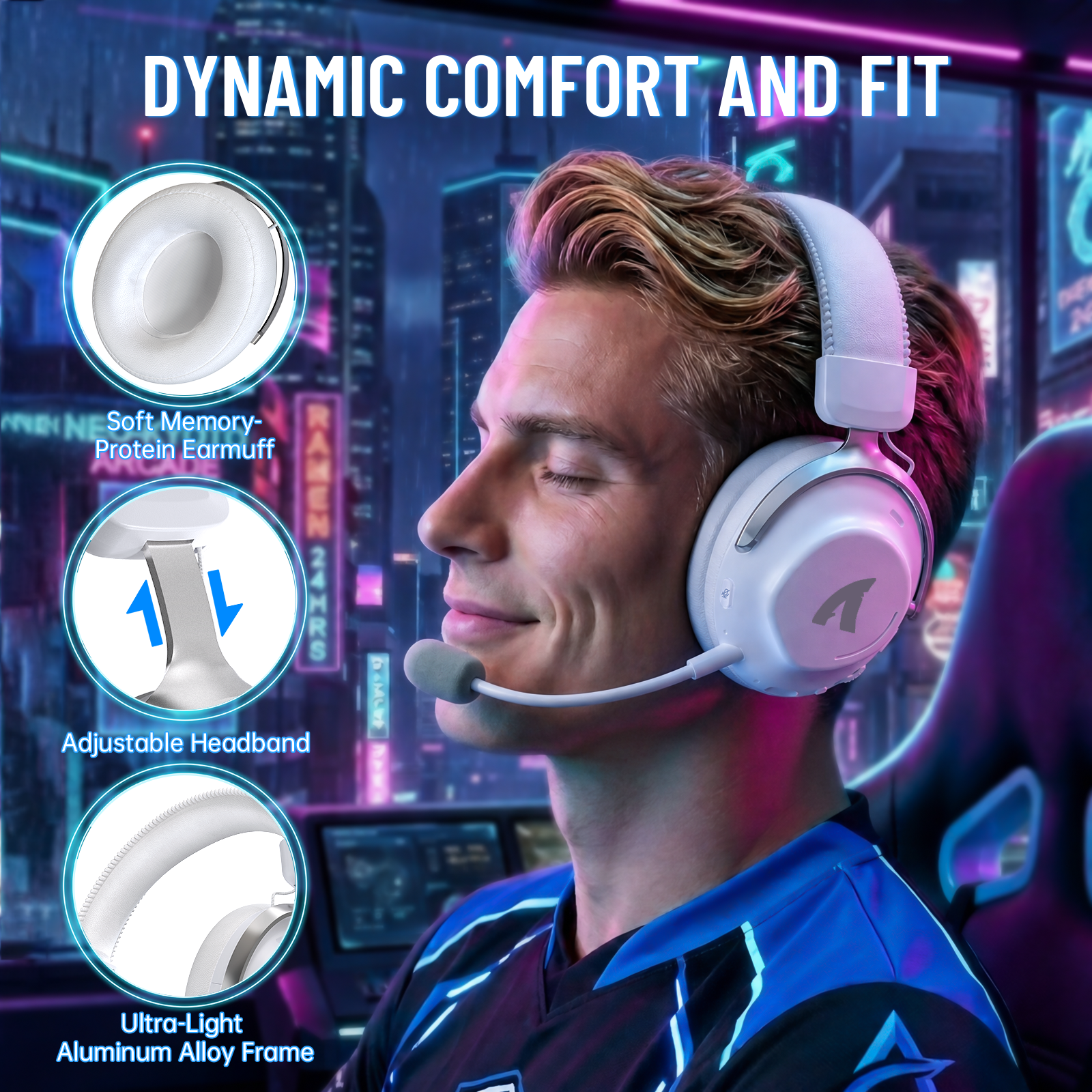 ATTACK SHARK L50 PRO Tri-Modus Kabelloses Gaming-Headset