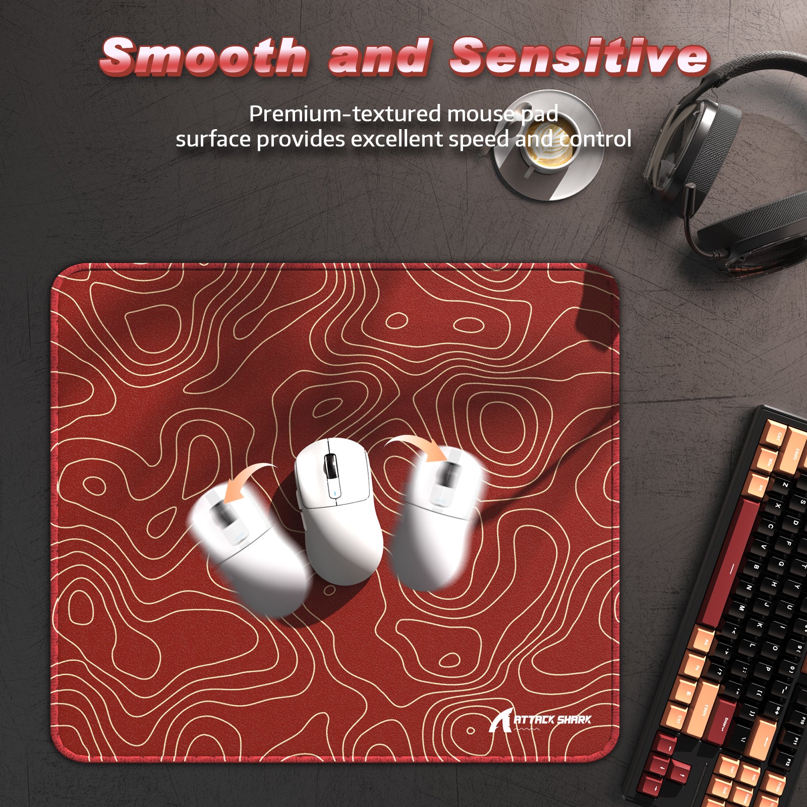 ATTACK SHARK CM02 eSport Gaming Mousepad