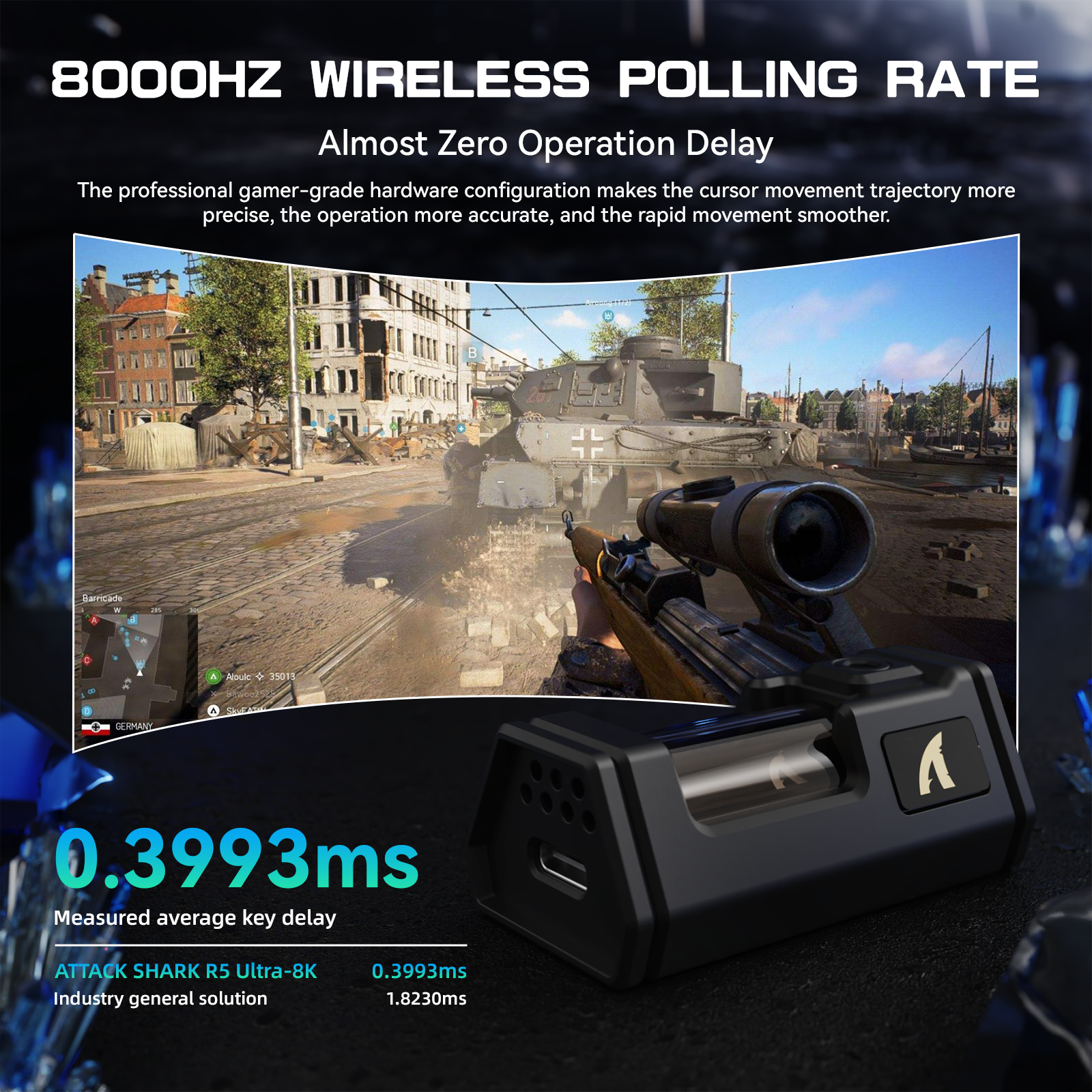 ATTACK SHARK R68 HE & R5 ULTRA Carbon Fiber Gaming Bundle