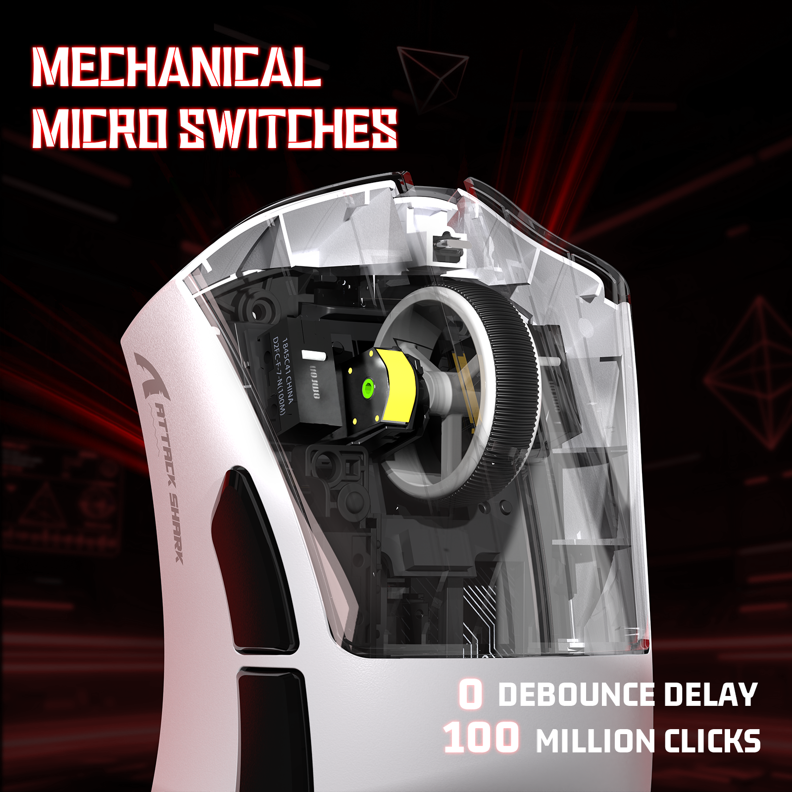 ATTACK SHARK V3 Ultraleichte Tri-Mode Gaming-Maus