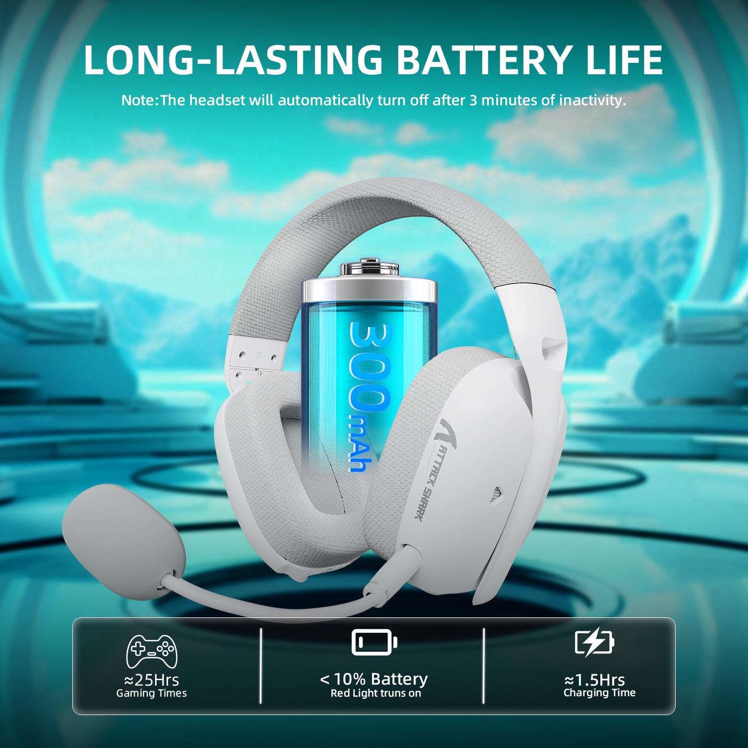 ATTACK SHARK L80PRO Kabelloses Gaming-Headset