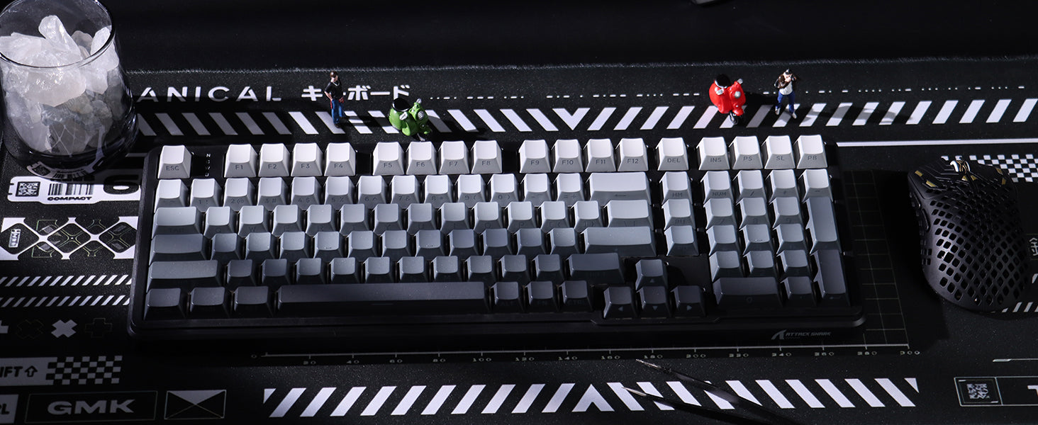 ATTACK SHARK X98 Kabellose mechanische Tastatur in voller Größe