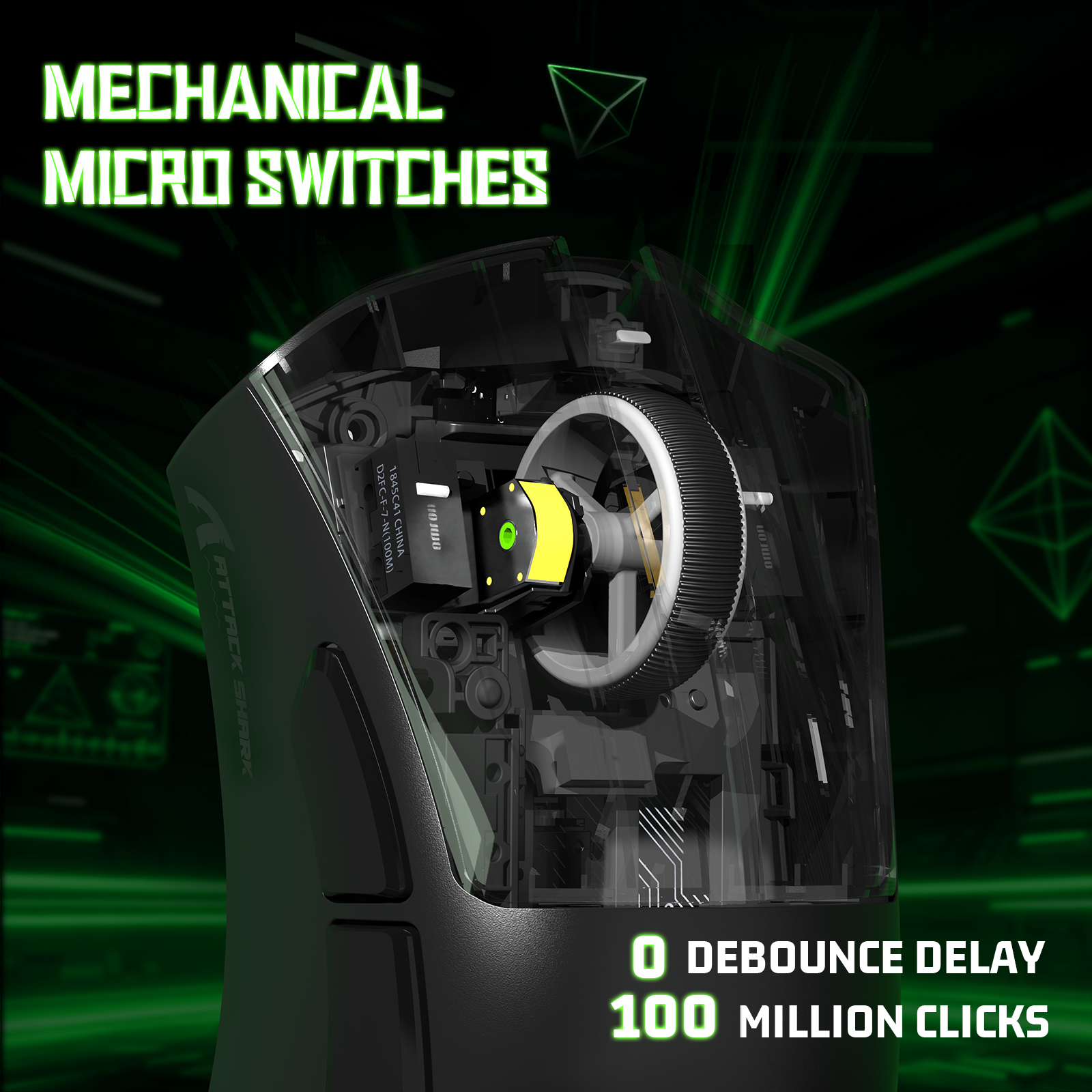 ATTACK SHARK V3 Ultraleichte Tri-Mode Gaming-Maus