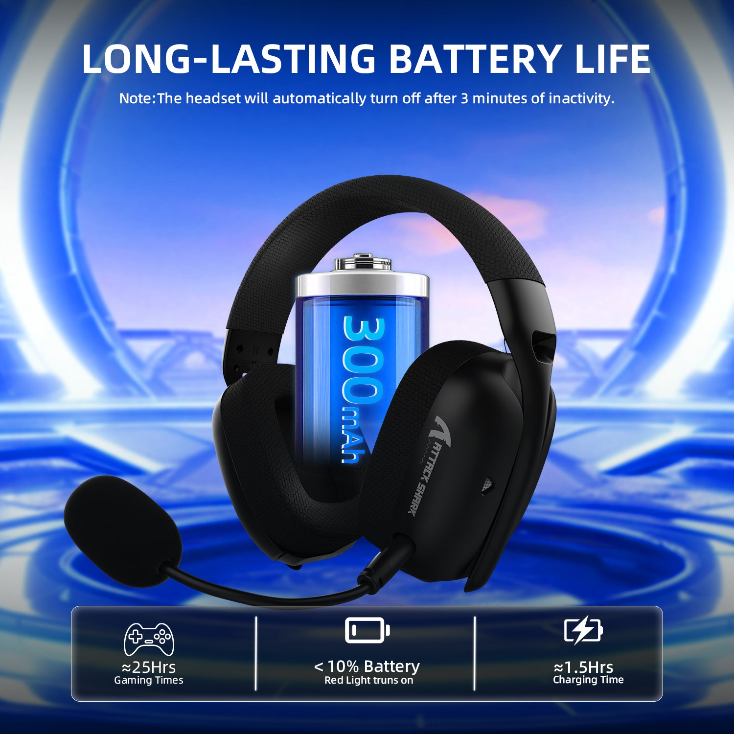 ATTACK SHARK L80PRO Kabelloses Gaming-Headset