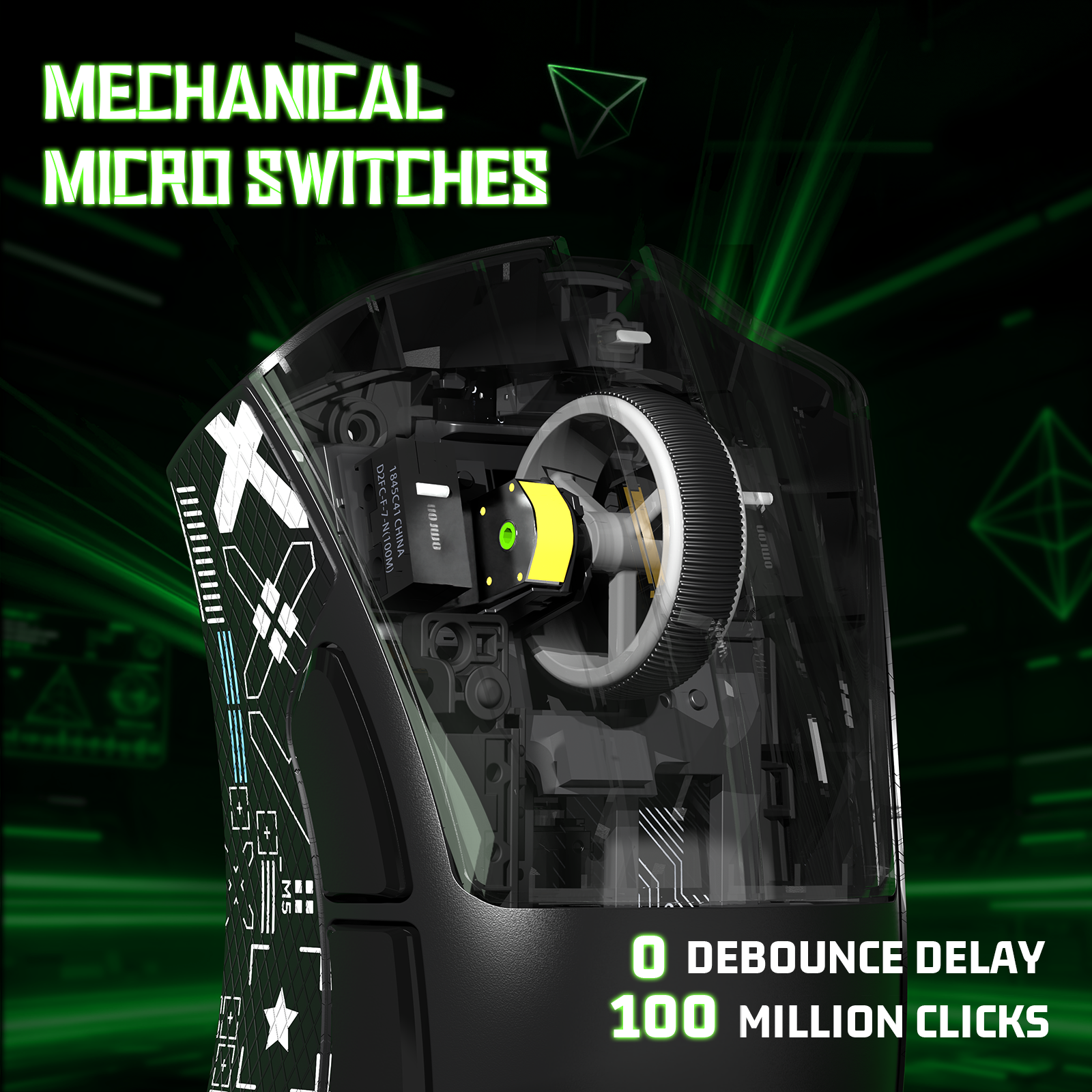 ATTACK SHARK V3 Ultraleichte Tri-Mode Gaming-Maus