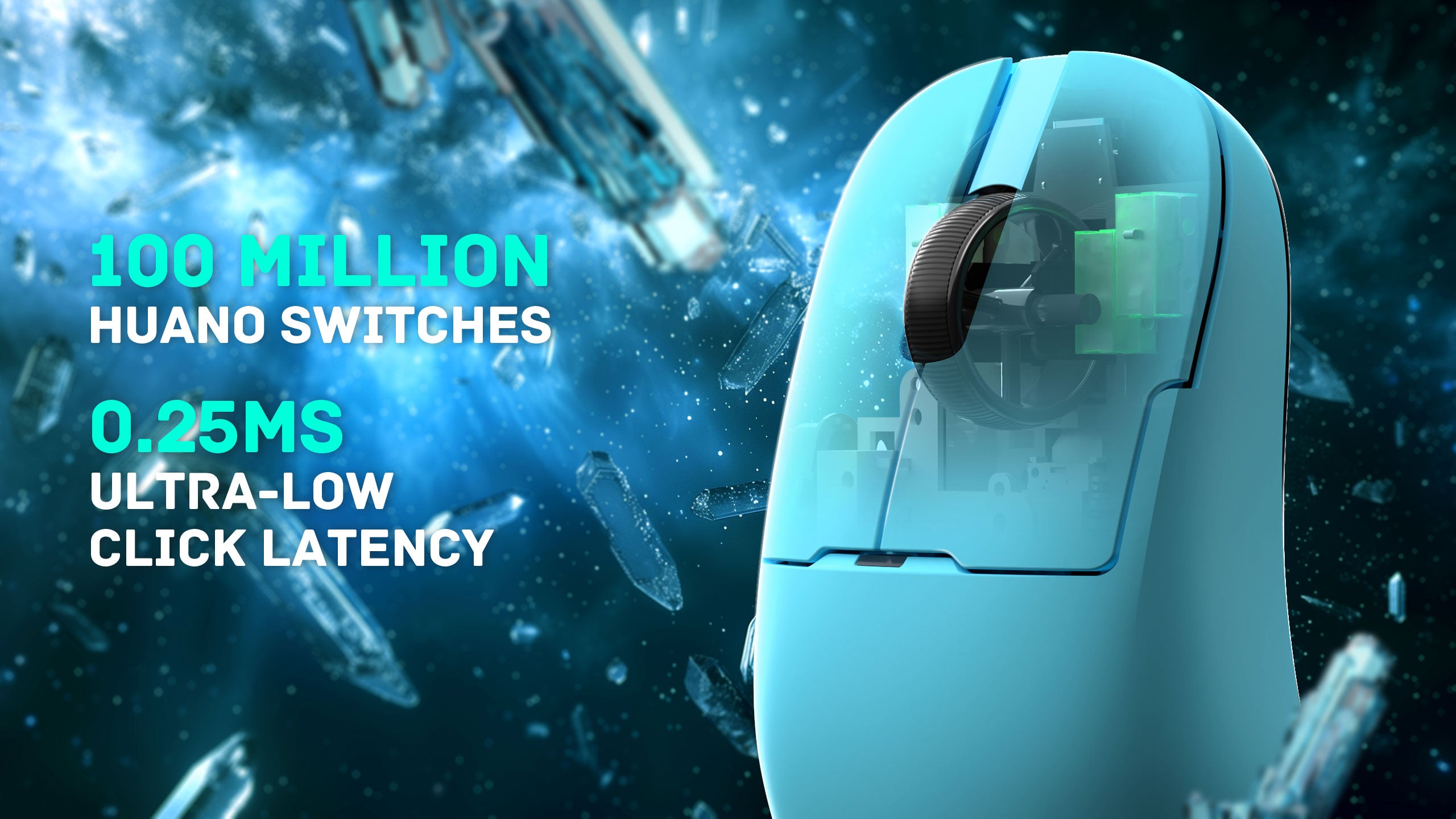 ATTACK SHARK x AJAZZ AJ159 APEX PAW3950 Triple Mode Gaming Mouse 8K