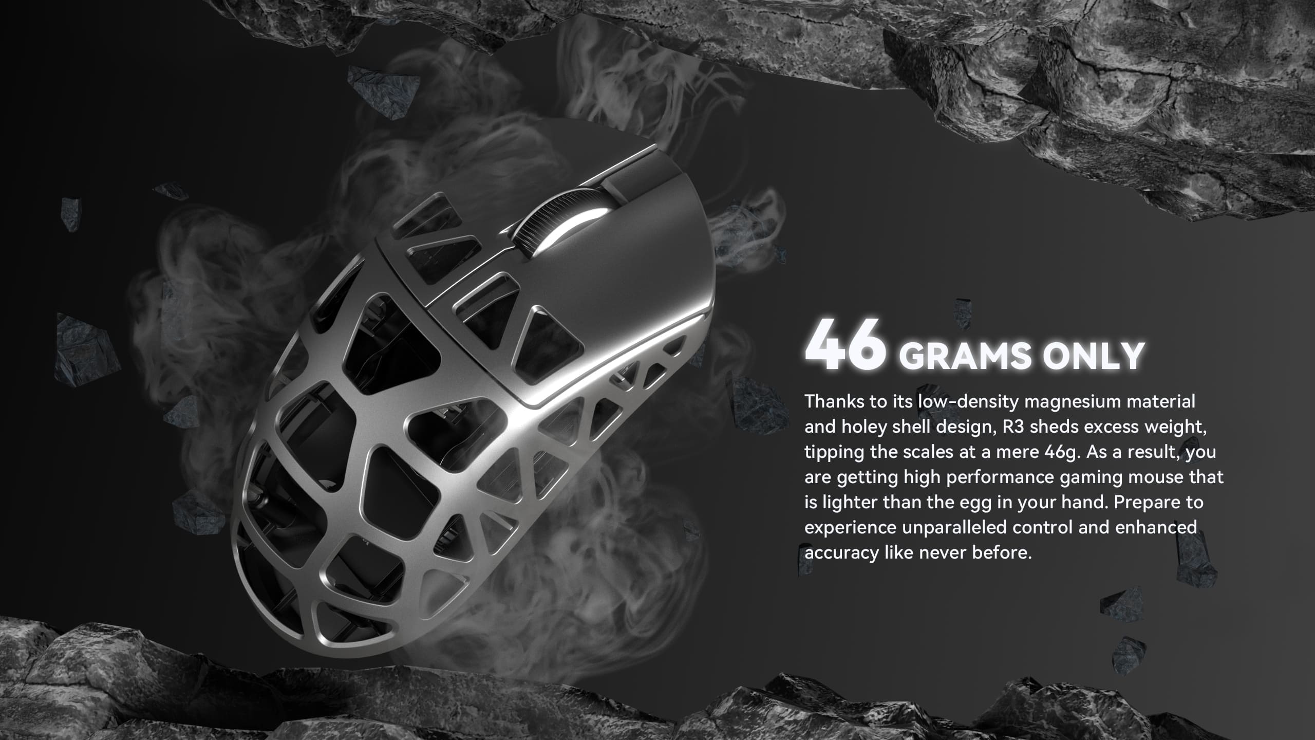 ATTACK SHARK R3 Gaming-Maus 8K aus Magnesiumlegierung