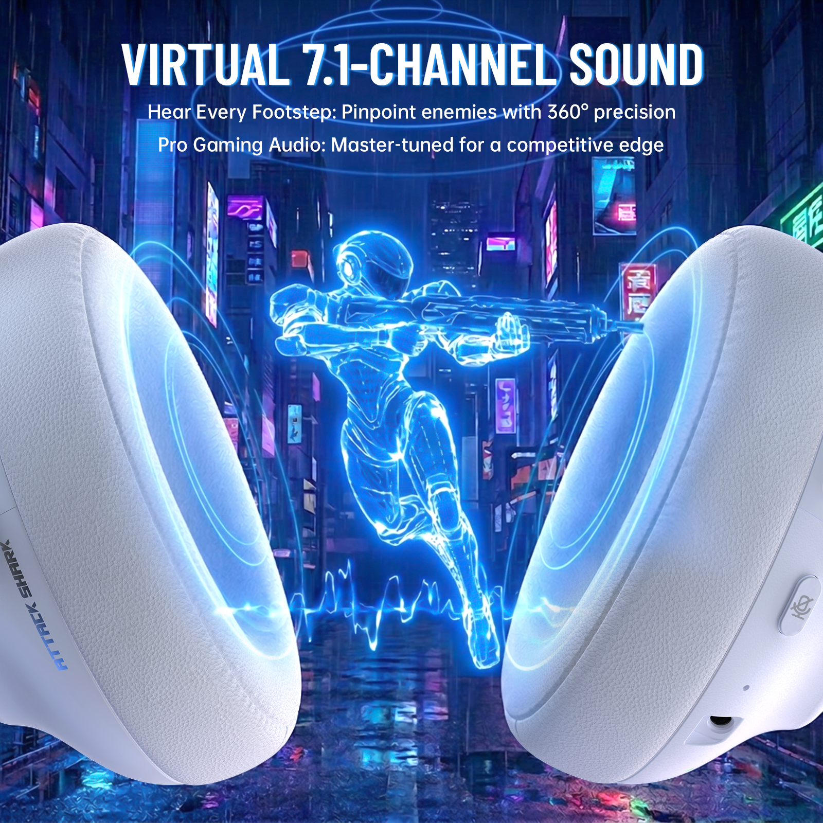 ATTACK SHARK L50 PRO Tri-Modus Kabelloses Gaming-Headset