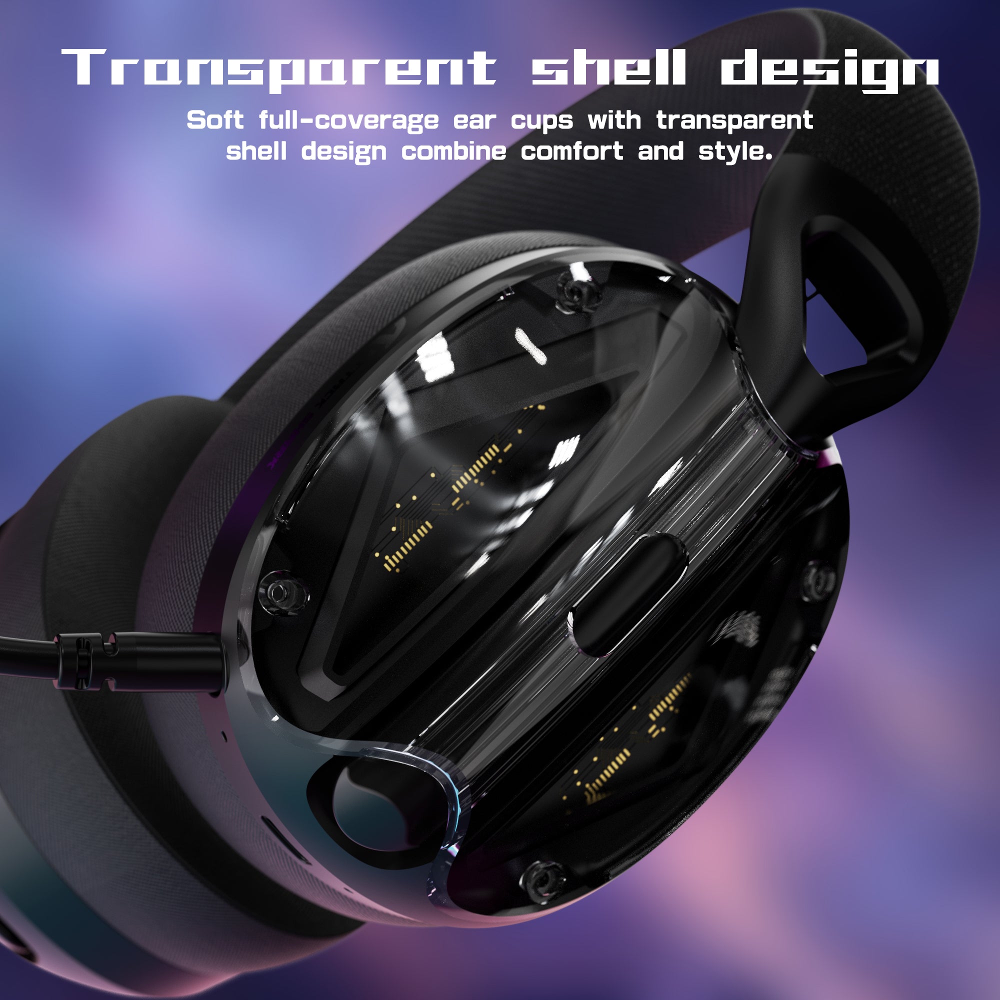 ATTACK SHARK L60 Ultraleichtes Tri-Mode-Gaming-Headset