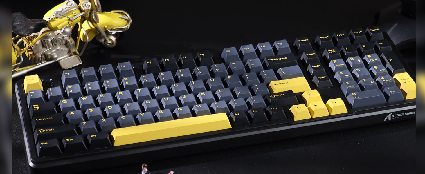 ATTACK SHARK X98 Kabellose mechanische Tastatur in voller Größe