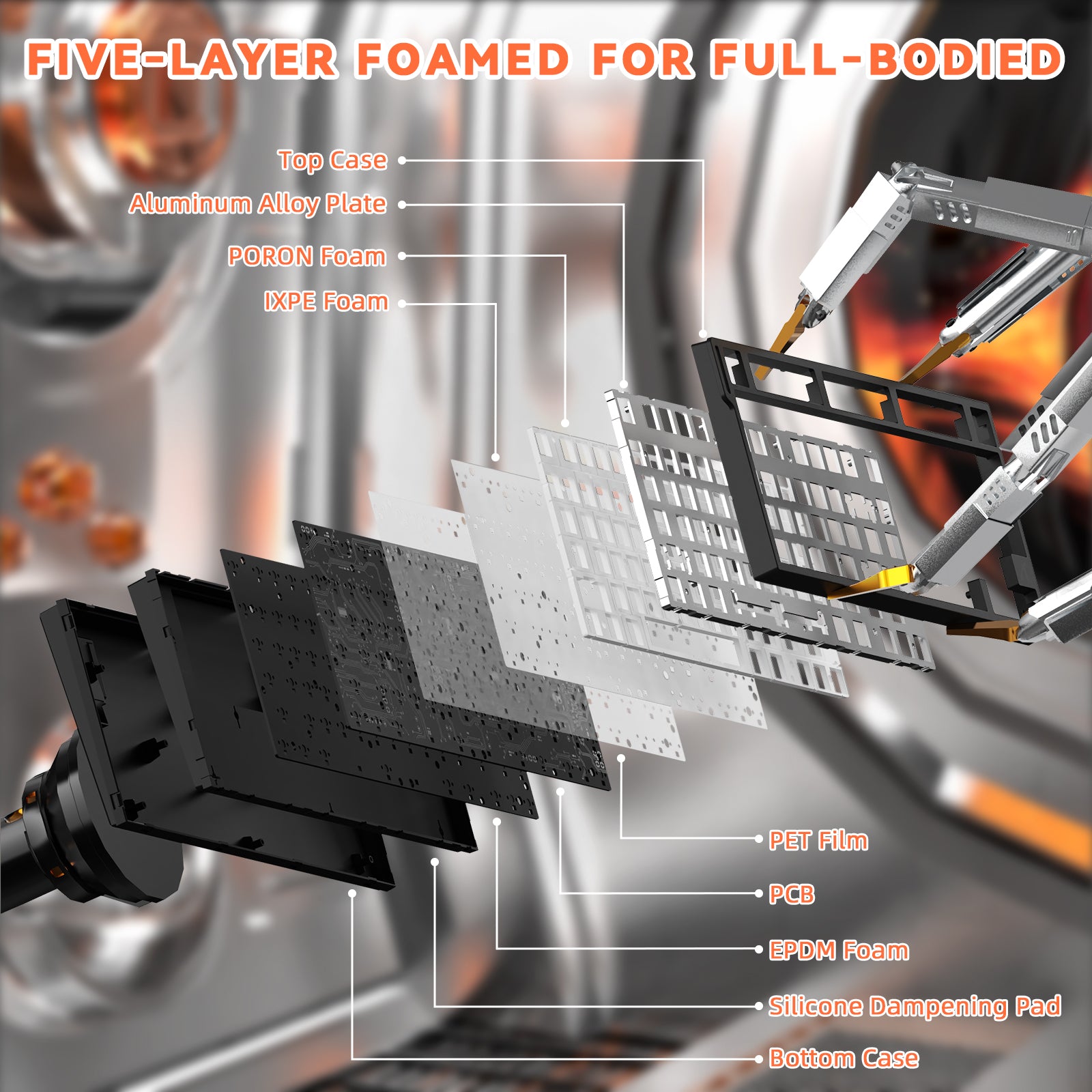 ATTACK SHARK R82 HE Rapid Trigger-Tastatur-Magnetschalter mit 0,005 MM RT