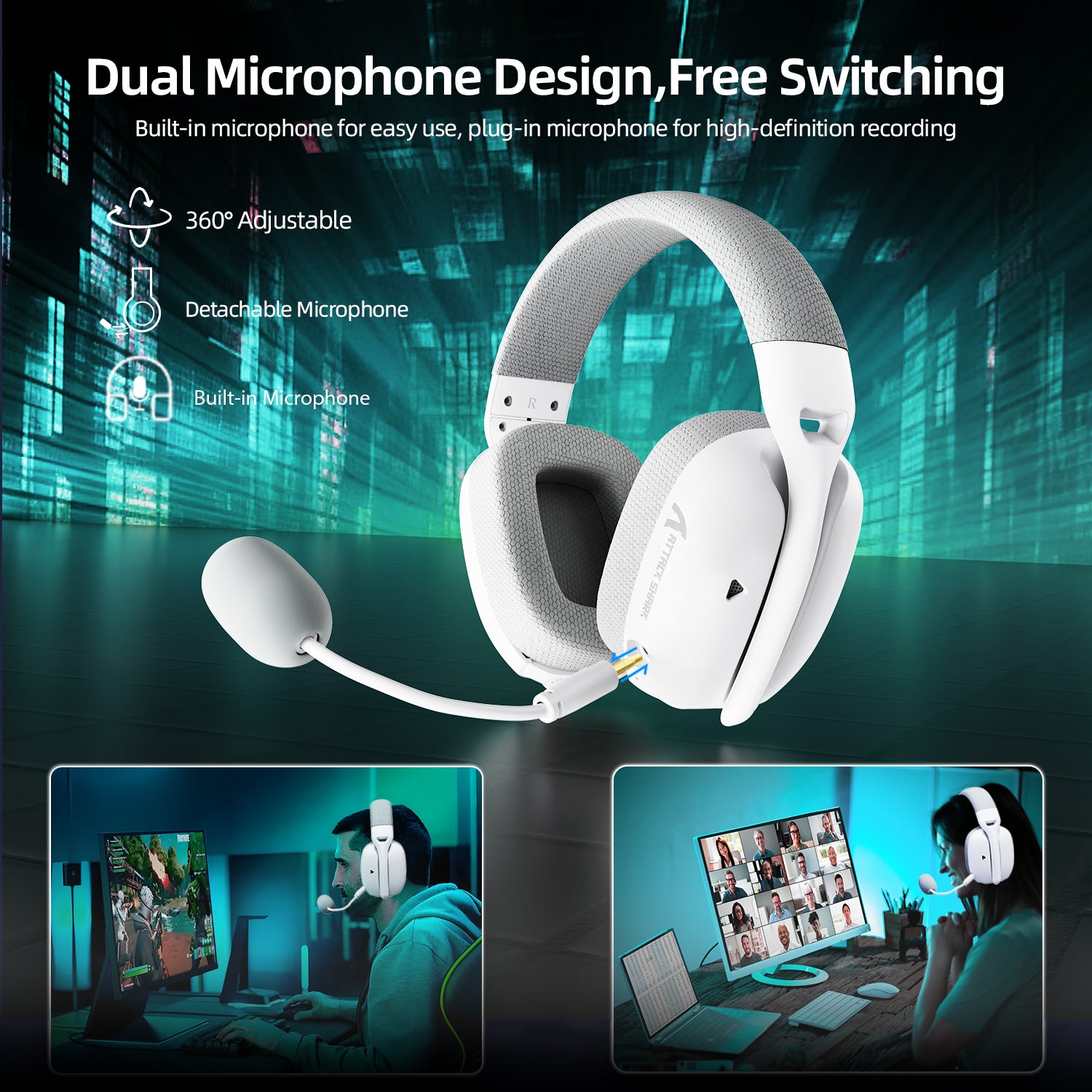 ATTACK SHARK L80PRO Kabelloses Gaming-Headset