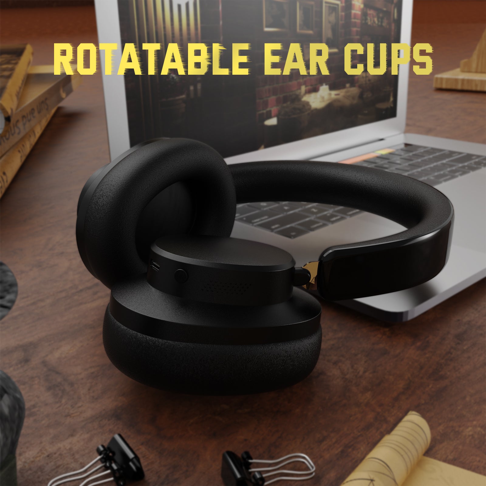 ATTACK SHARK G500 Gaming Headset - Rotatable Ear Cups