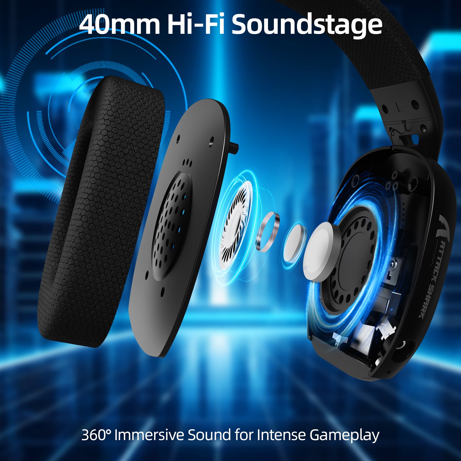 ATTACK SHARK L80PRO Kabelloses Gaming-Headset