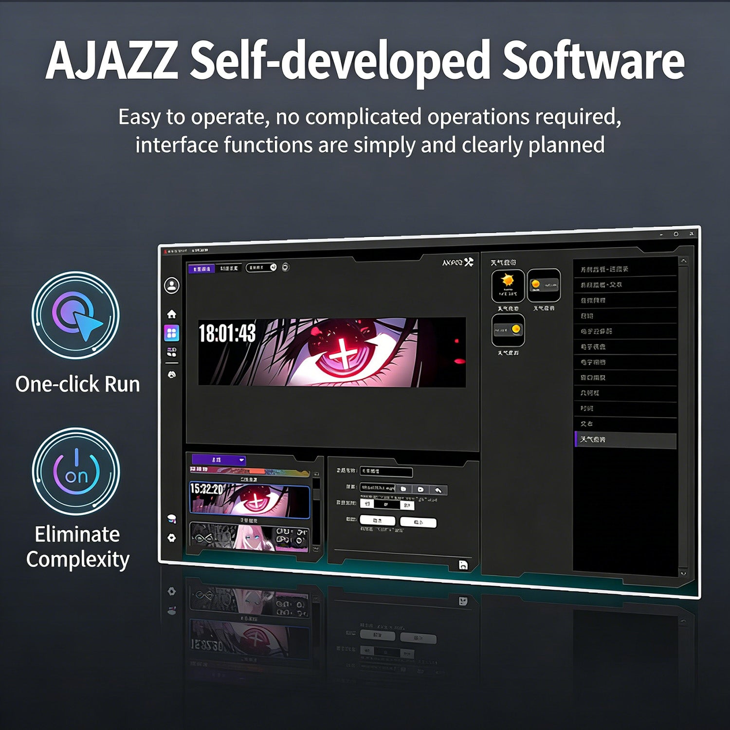 ATTACK SHARK x AJAZZ 9,2-Zoll IPS LCD Monitor