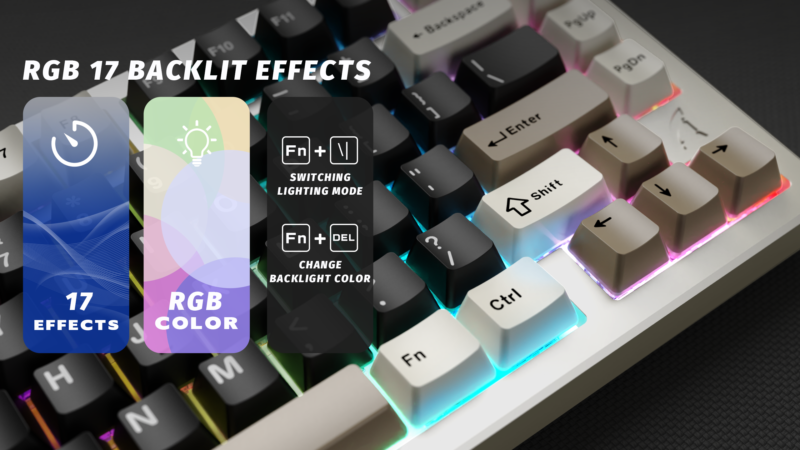 ATTACK SHARK X75 Vollaluminium-Tastatur