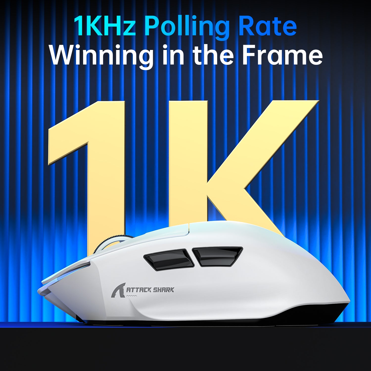 ATTACK SHARK V6 Ultraleichte Tri-Mode Gaming-Maus