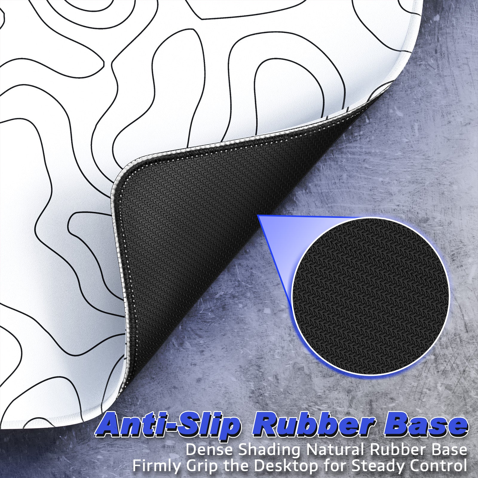ATTACK SHARK CM02SE eSport Gaming-Mauspad (410x310x4 MM)