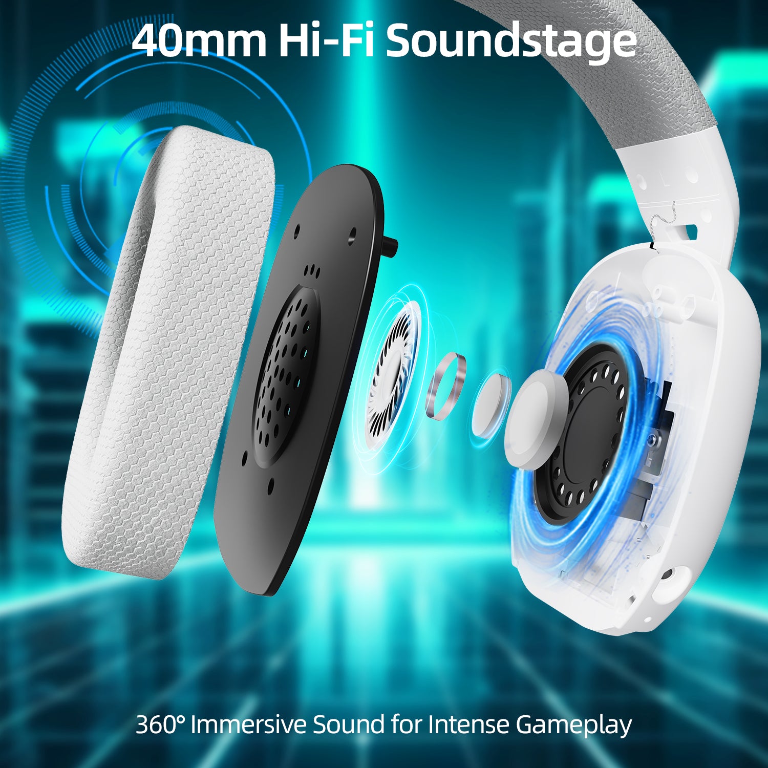 ATTACK SHARK L80PRO Kabelloses Gaming-Headset