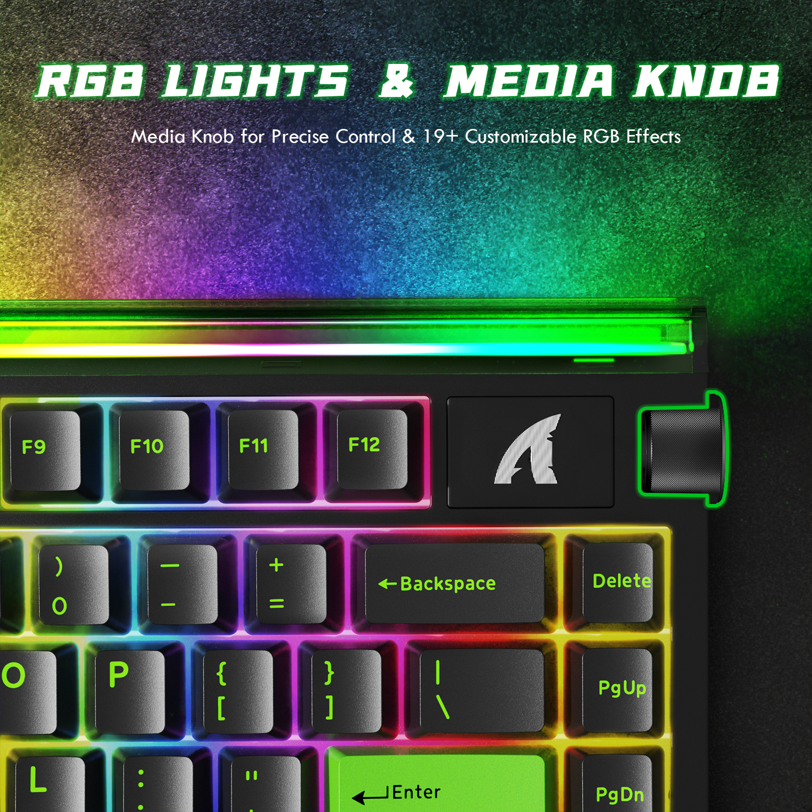 ATTACK SHARK R85 HE Rapid Trigger Tastatur Magnetischer Schalter mit Custom Lightbox