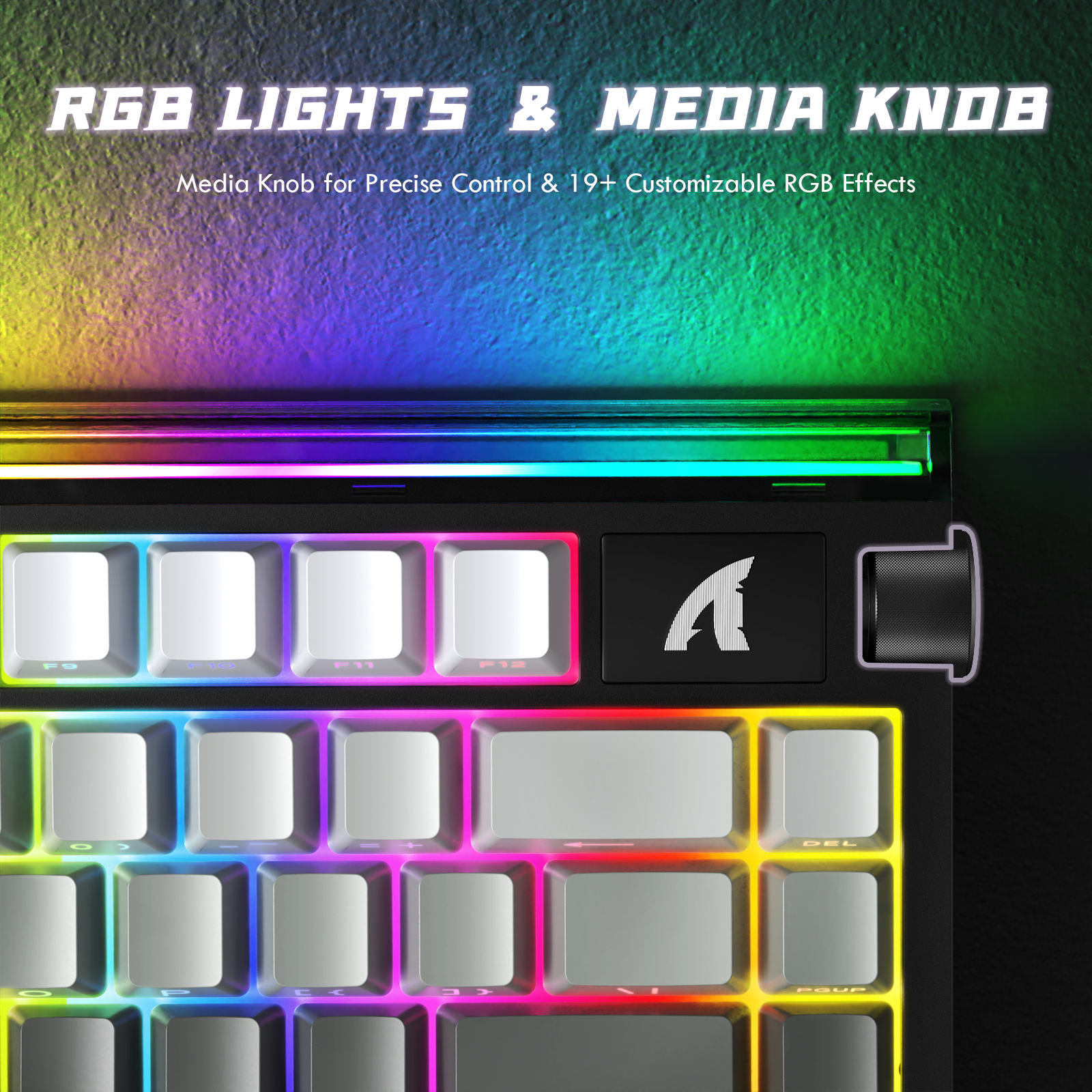 ATTACK SHARK R85 HE Rapid Trigger Tastatur Magnetischer Schalter mit Custom Lightbox