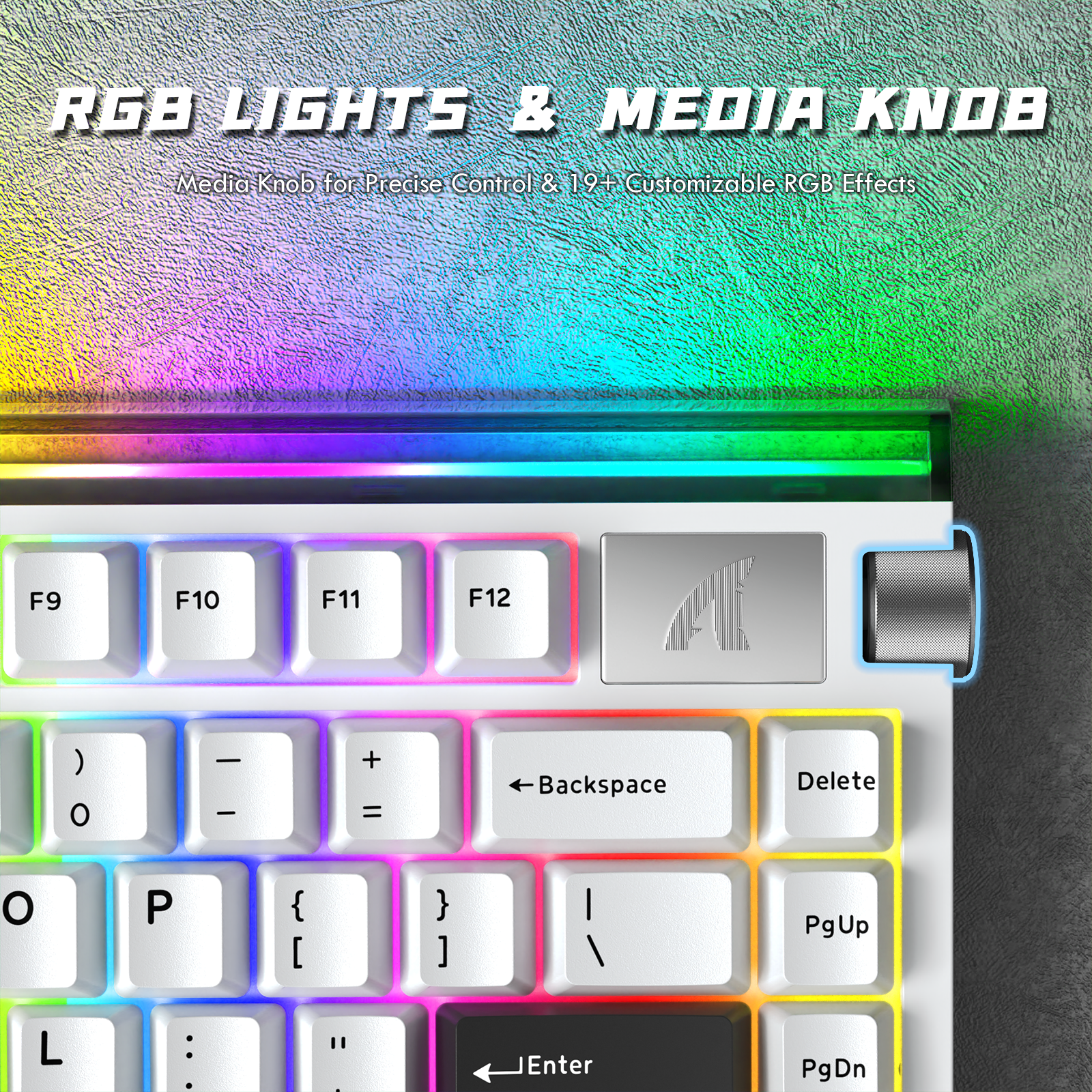 ATTACK SHARK R85 HE Rapid Trigger Tastatur Magnetischer Schalter mit Custom Lightbox