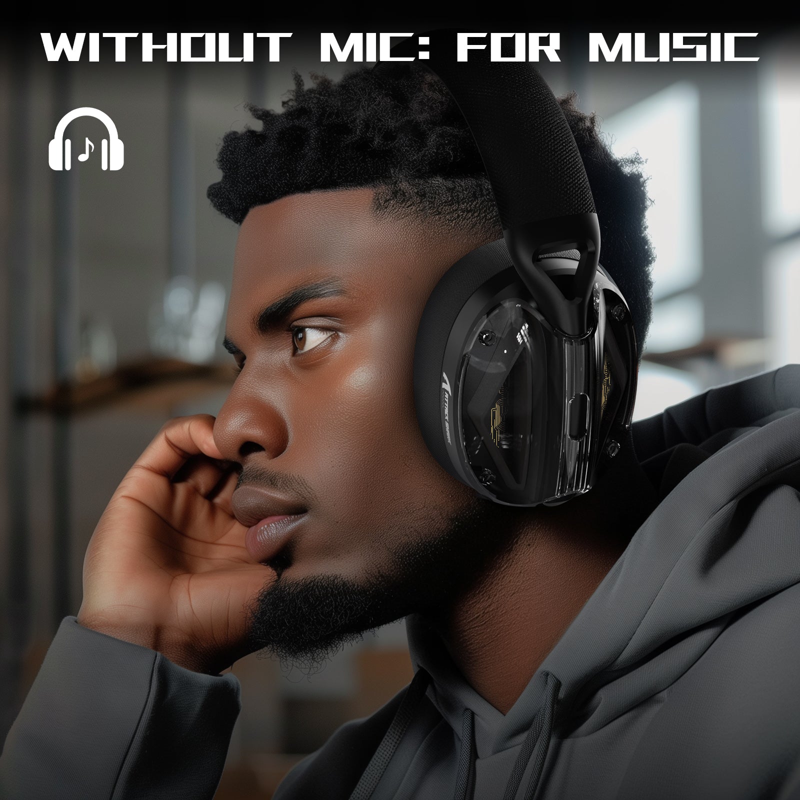 ATTACK SHARK L60 Ultraleichtes Tri-Mode-Gaming-Headset