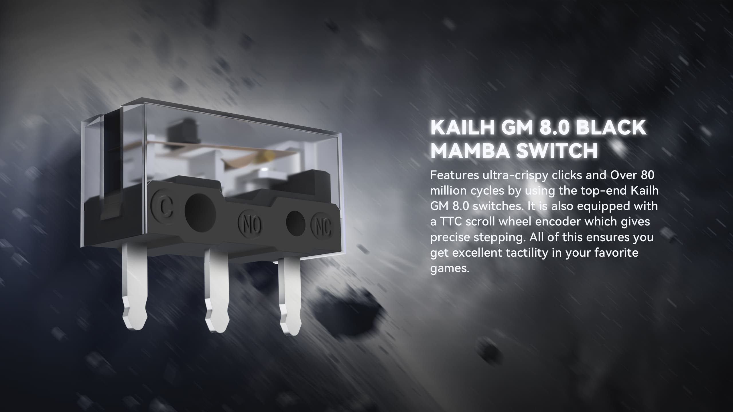 ATTACK SHARK R3 Gaming-Maus 8K aus Magnesiumlegierung