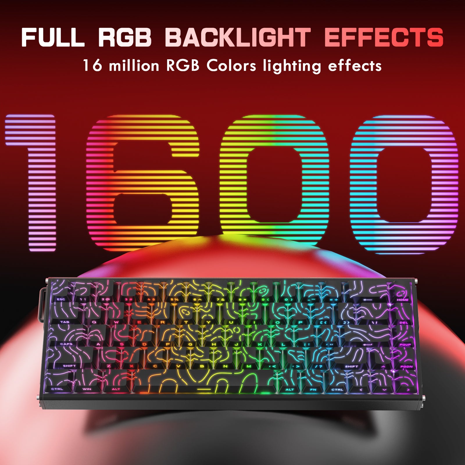 ATTACK SHARK X68MAX HE Rapid Trigger CNC Aluminium-Tastatur mit magnetischem Schalter und C01Ultra RGB Spiralkabel