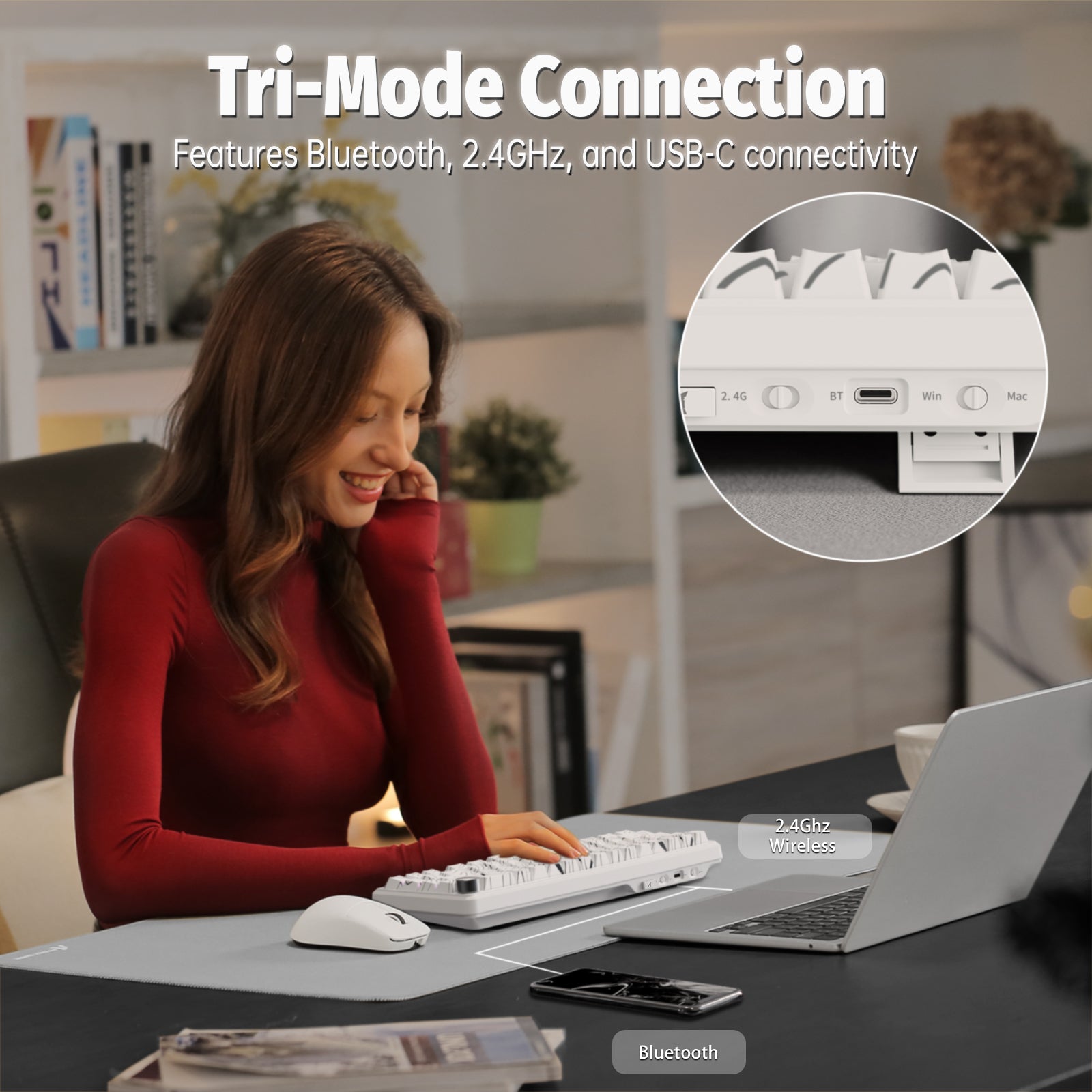 ATTACK SHARK X65PRO HE Wireless Rapid Trigger Keyboard Magnetic Switch