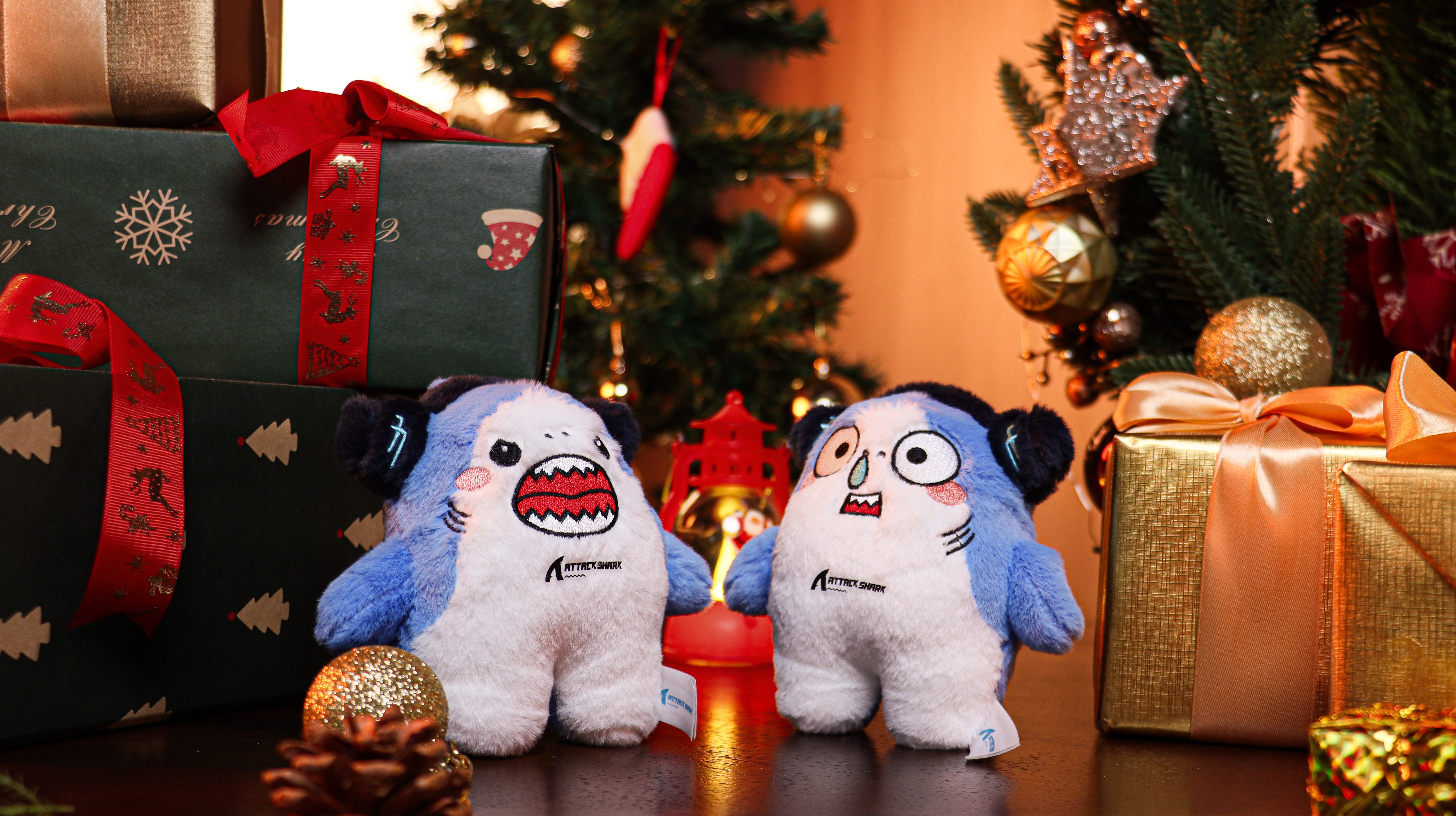 Attack Shark Mascot Plush Christmas Gift