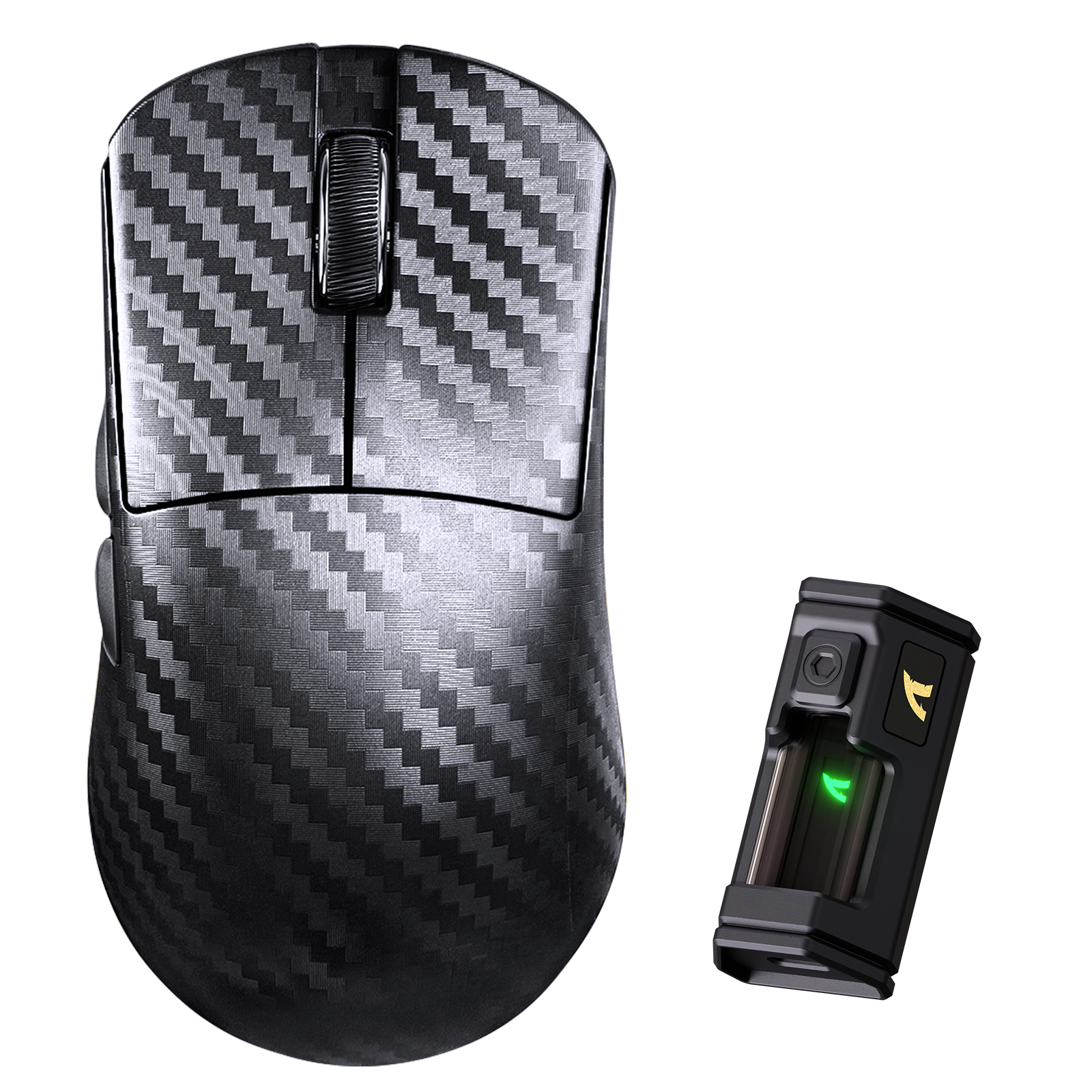 ATTACK SHARK R11 ULTRA Kohlefaser Kabellose 8K PAW3950MAX Gaming-Maus
