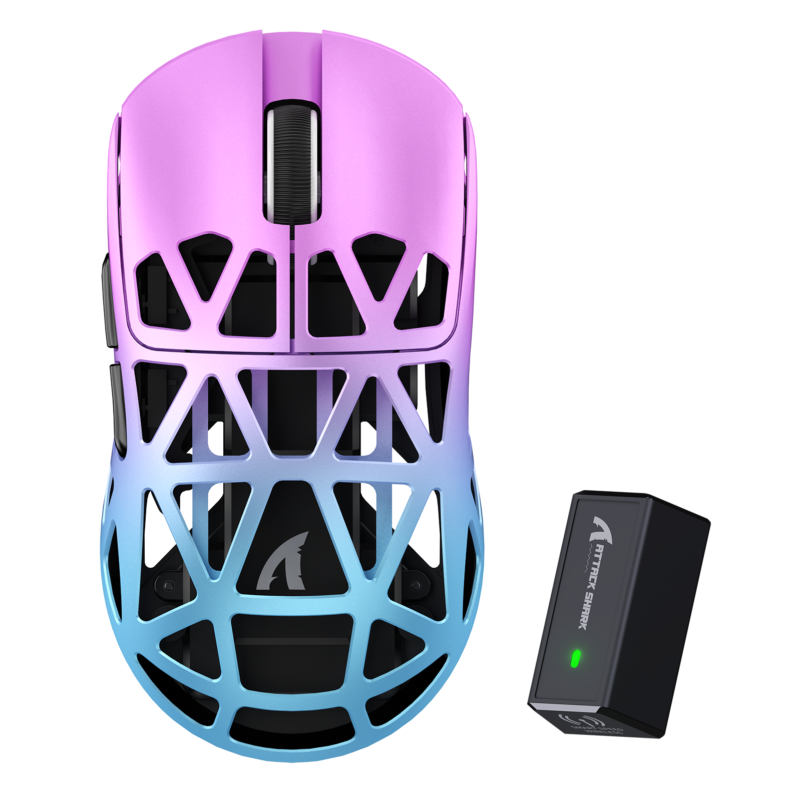 ATTACK SHARK R2 Magnesiumlegierung PAW3950 Gaming-Maus 8K (Ladestation nicht enthalten)