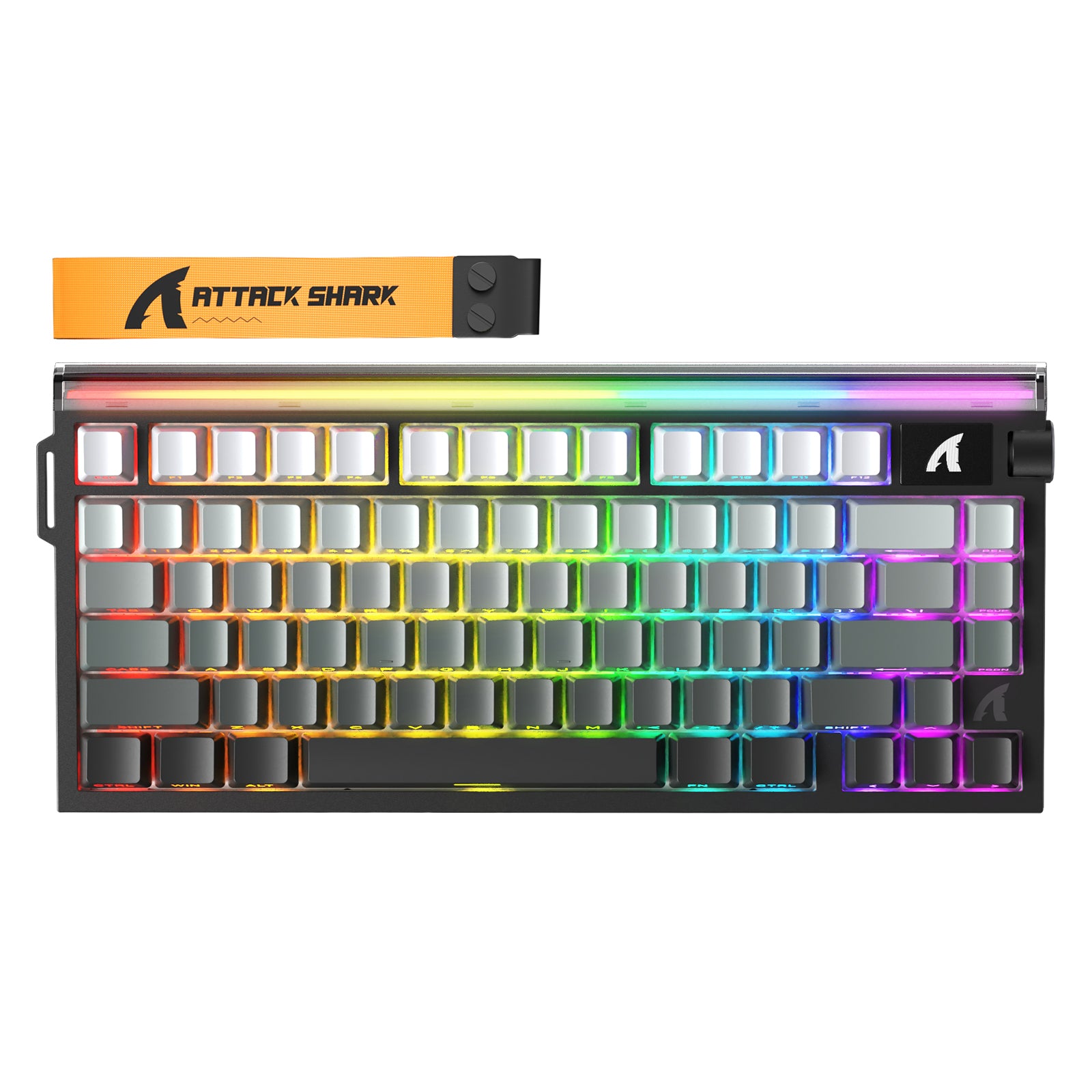 ATTACK SHARK R85 HE Rapid Trigger Tastatur Magnetischer Schalter mit Custom Lightbox