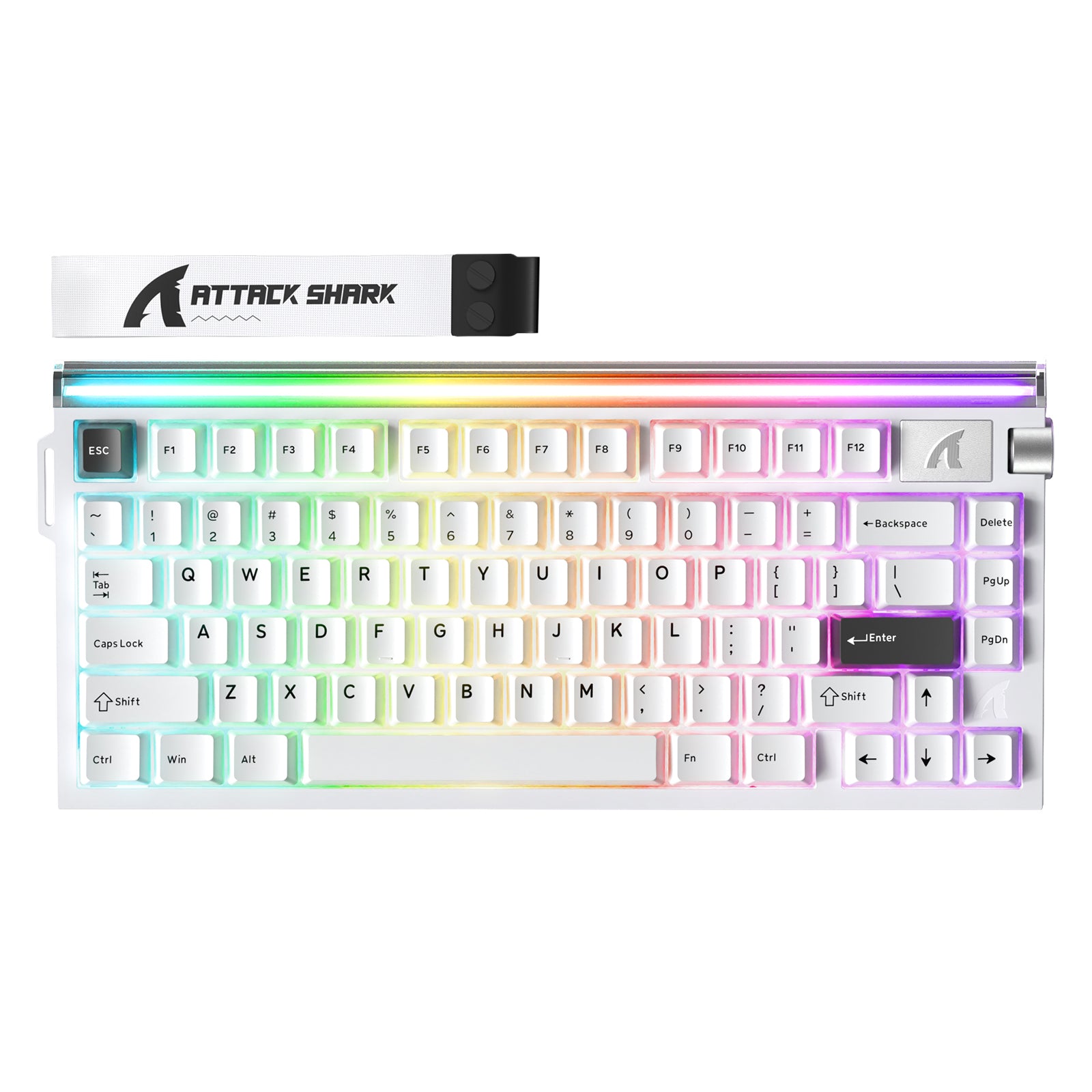 ATTACK SHARK R85 HE Rapid Trigger Tastatur Magnetischer Schalter mit Custom Lightbox