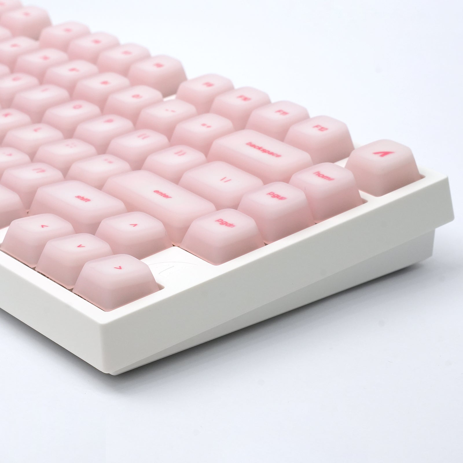 ATTACK SHARK SK01 Tastenkappenset mit 113 Tasten aus Silikon, Cherry-Profil, ANSI, Pink