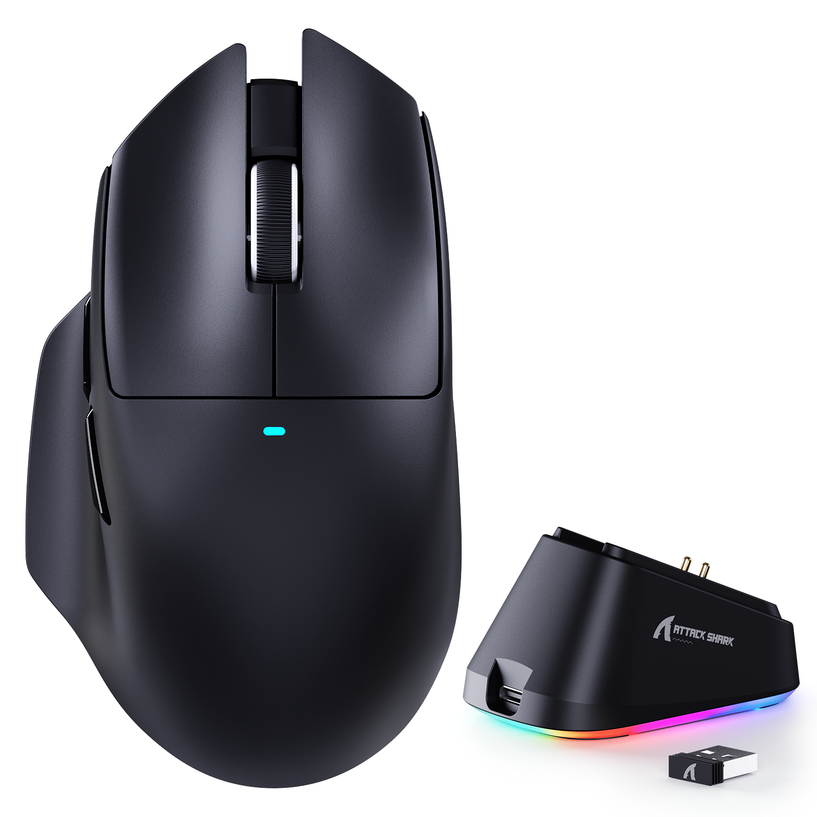 ATTACK SHARK V6 Ultra-Leichte Tri-Mode Gaming-Maus