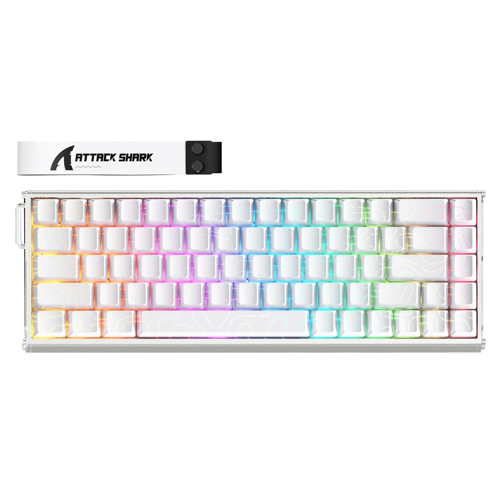 ATTACK SHARK X68MAX HE Rapid Trigger Aluminium-Tastatur mit Magnetischem Schalter